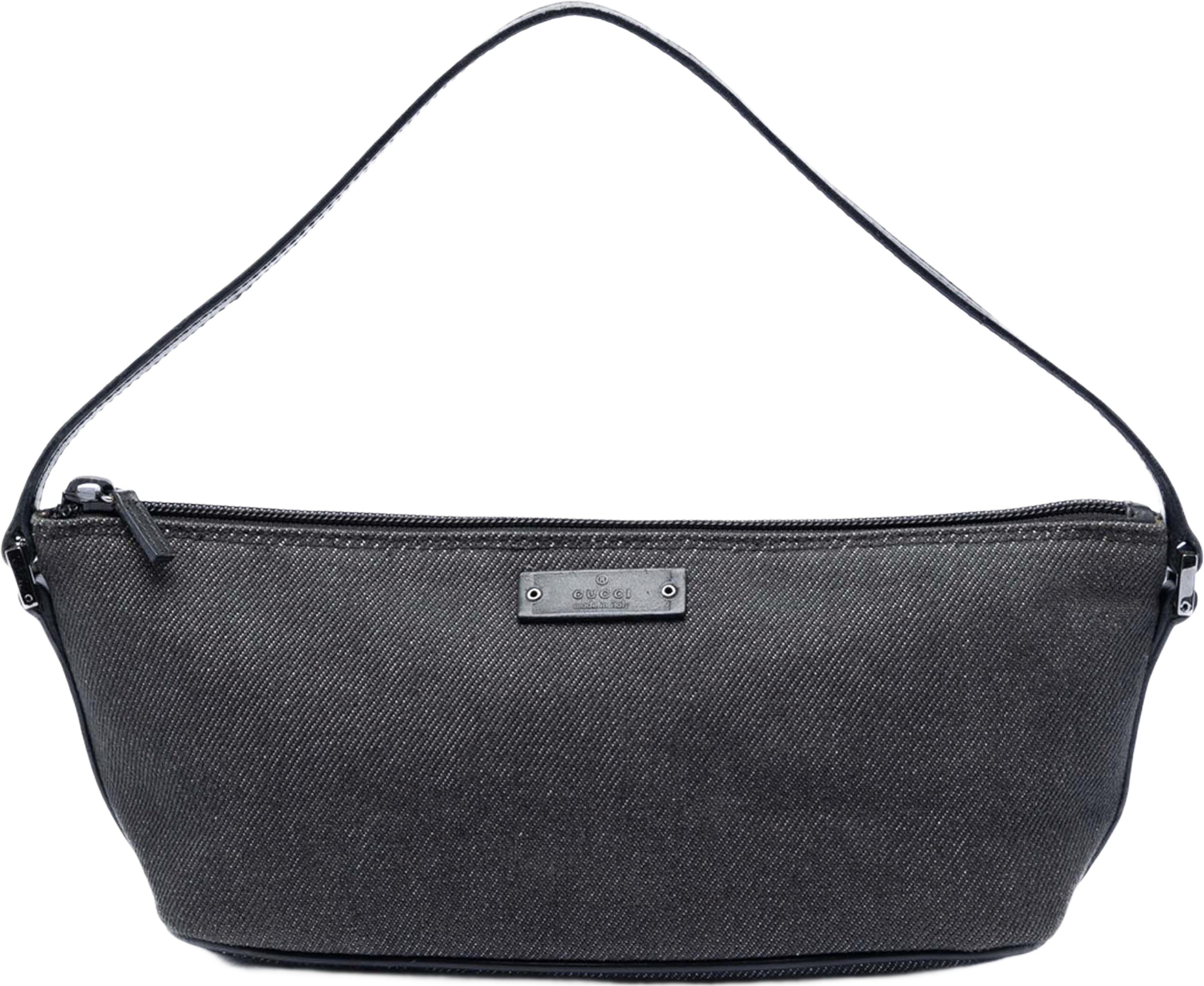 Gucci Denim Boat, från Luxclusif, i färgen black. Klicka för att öppna bilden i stort format