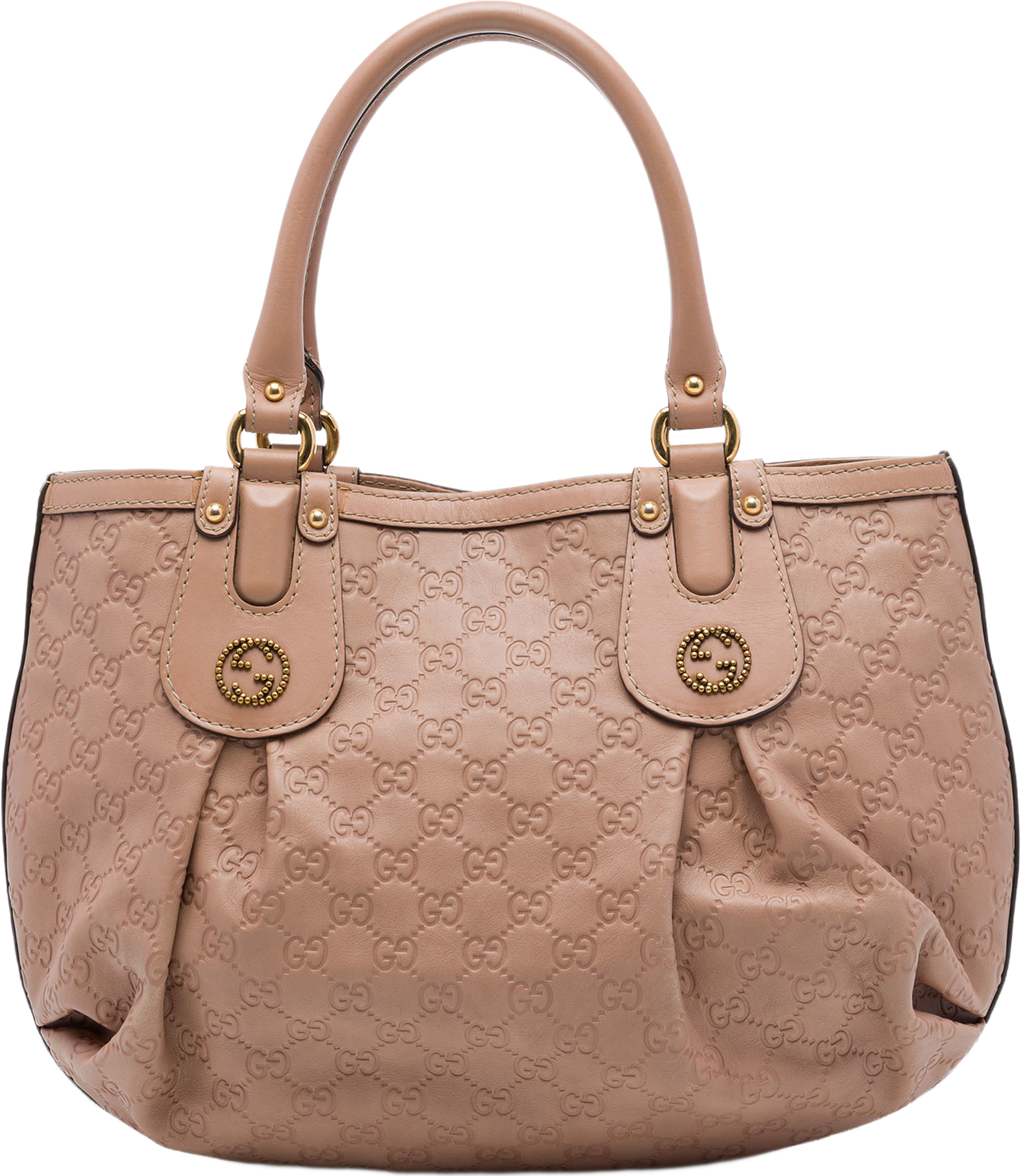 Gucci Guccissima Scarlett Tote, från Luxclusif, i färgen brun. Klicka för att öppna bilden i stort format