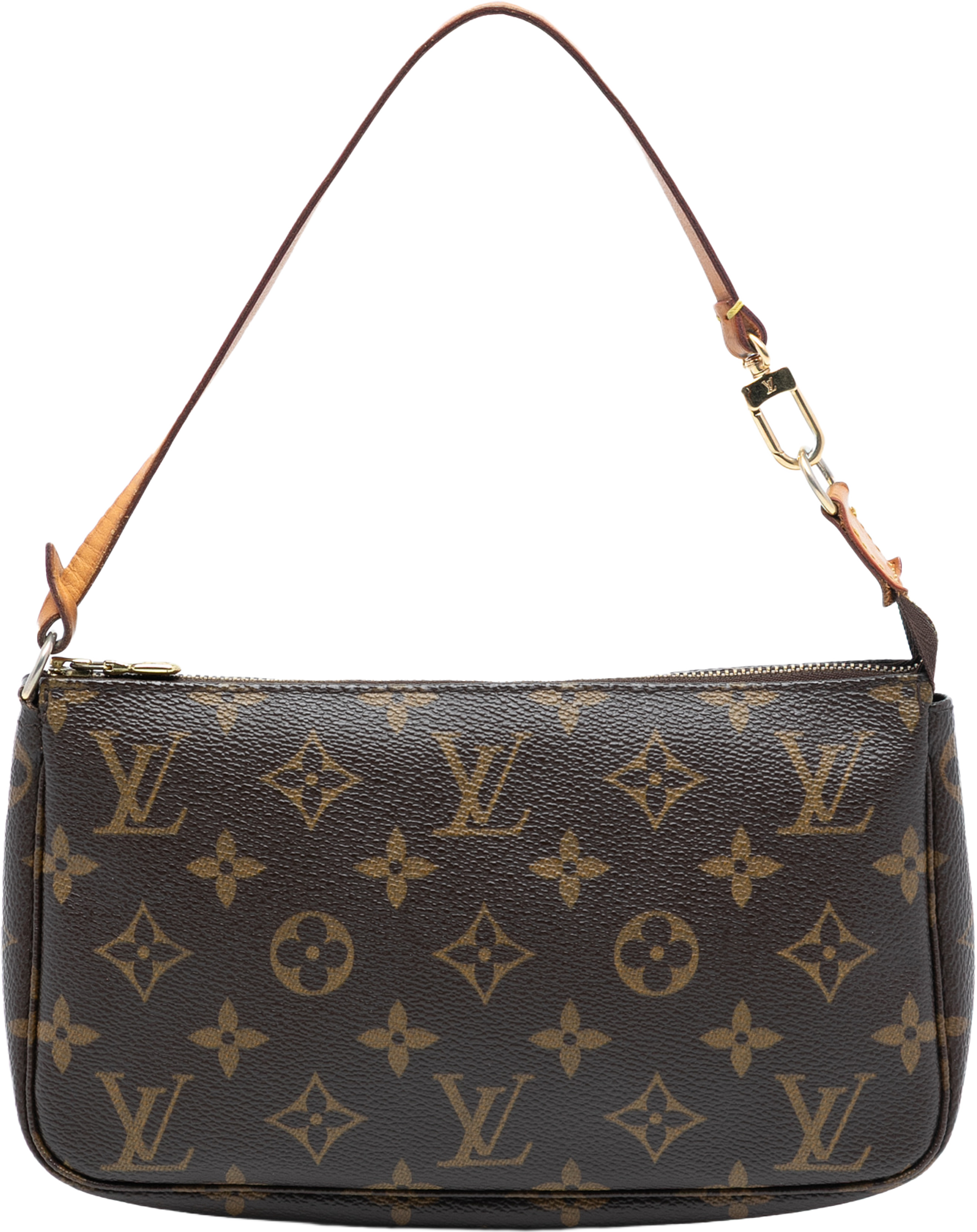 Louis Vuitton Monogram Pochette Accessoires, från Luxclusif, i färgen brown. Klicka för att öppna bilden i stort format