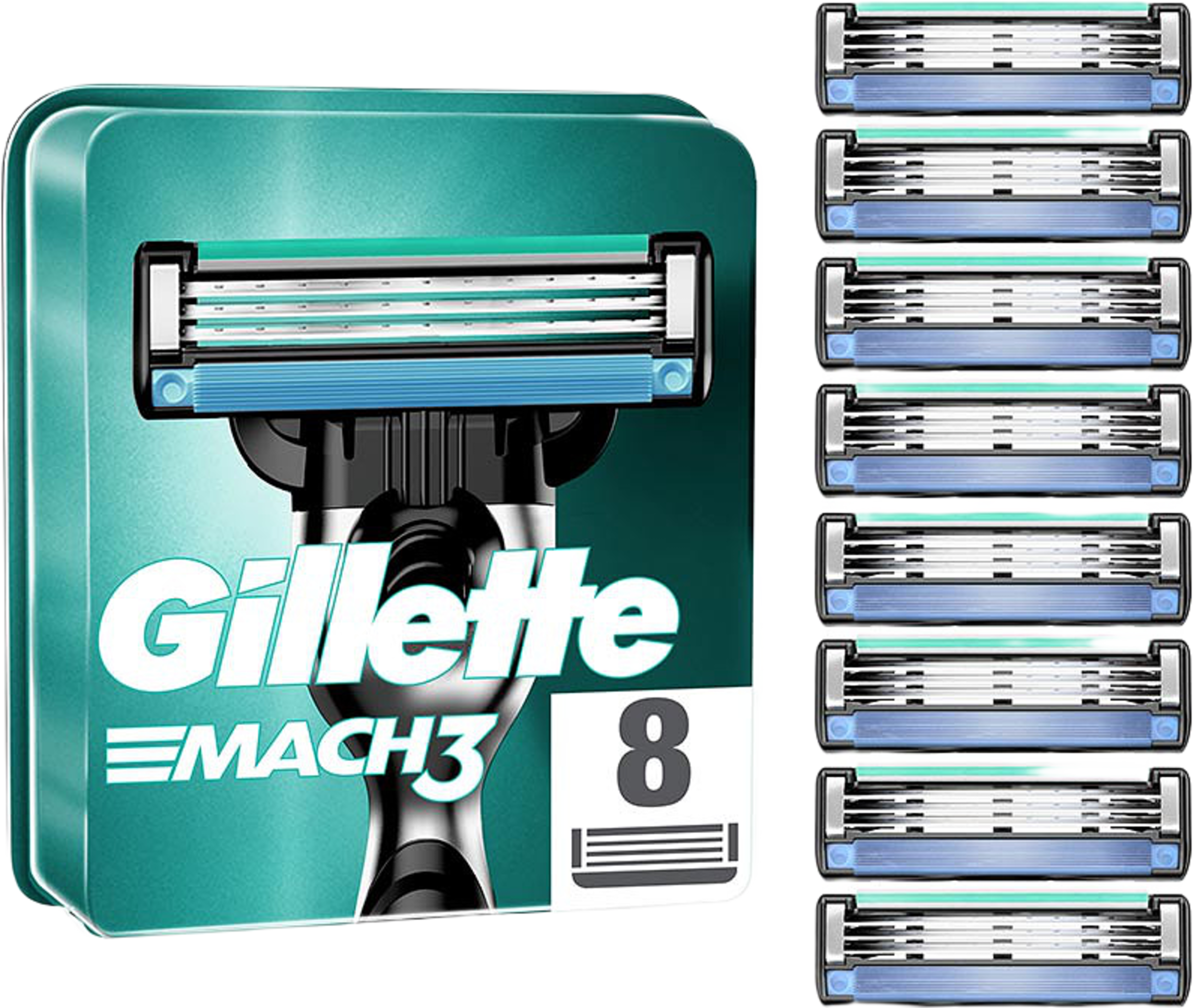 Mach3 Rakblad, 8st