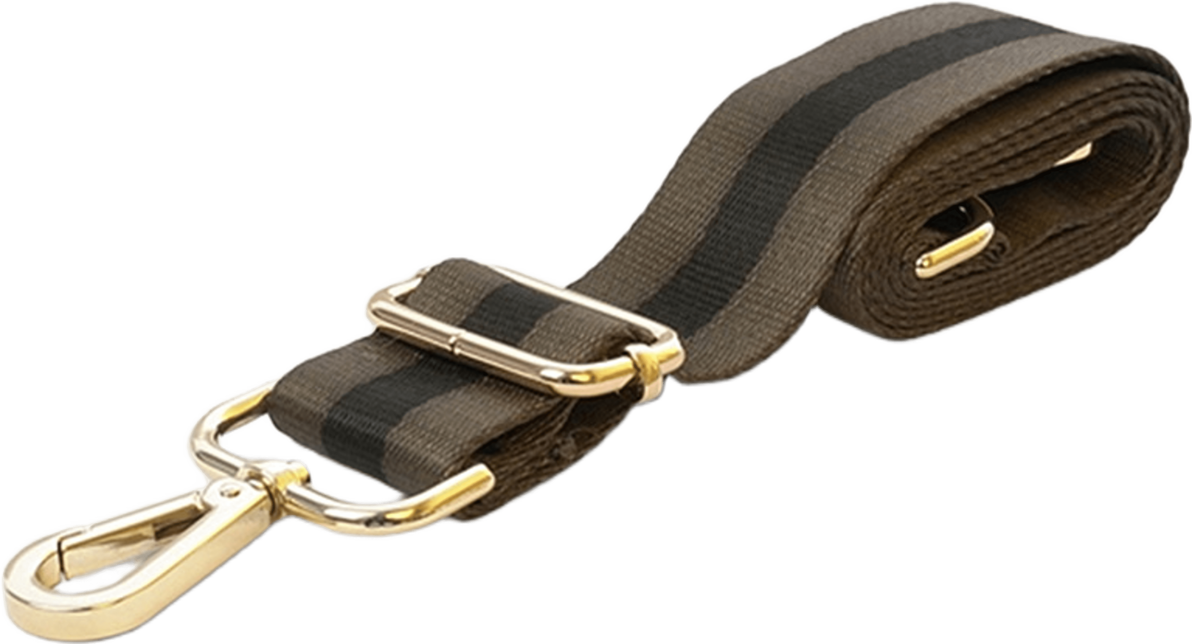 Shoulder Strap Webbing, från Ceannis, i färgen Black / Khaki. Klicka för att öppna bilden i stort format