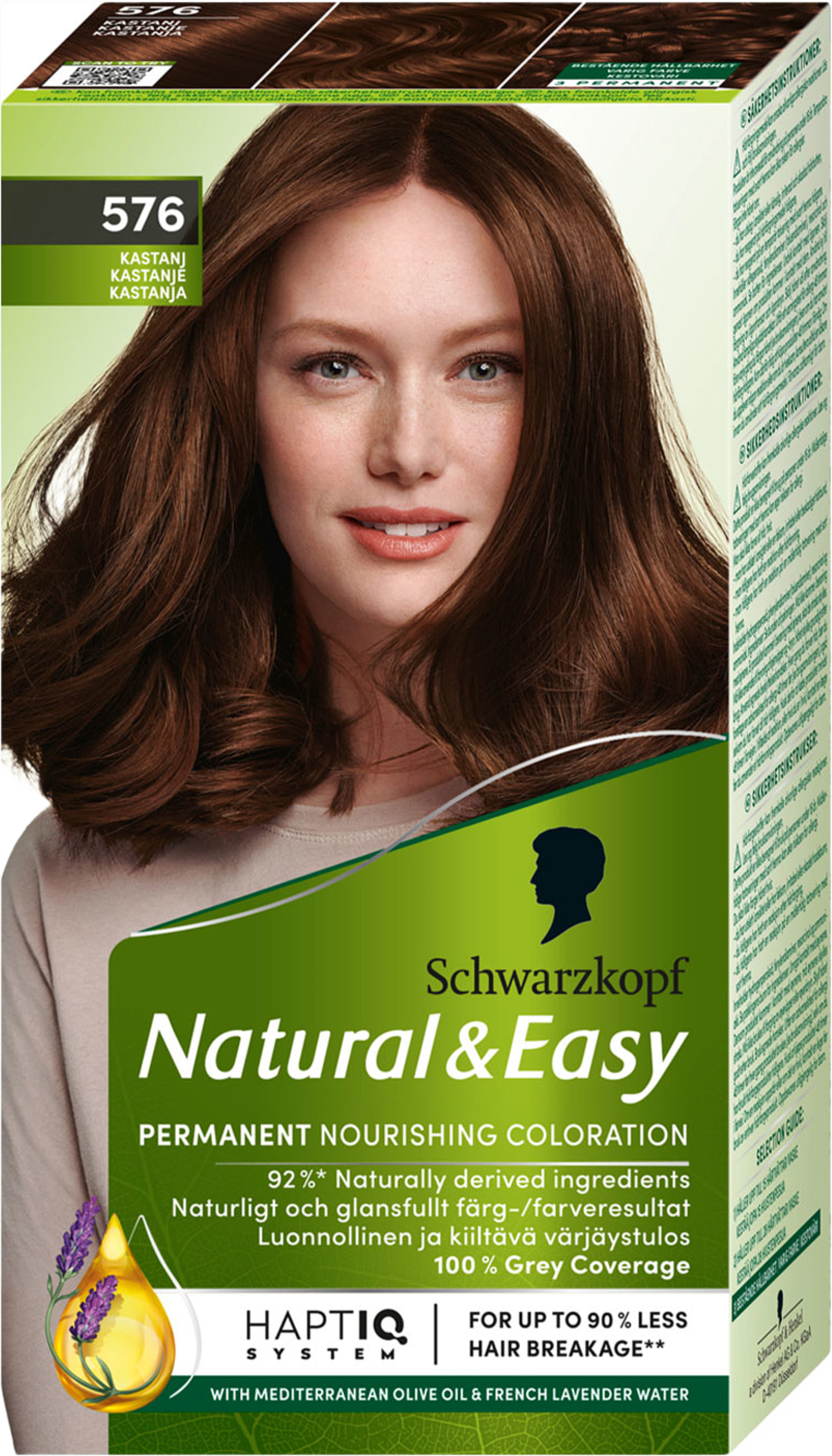 Natural & Easy 576 Kastanj, från Schwarzkopf, i färgen Kastanj. Klicka för att öppna bilden i stort format