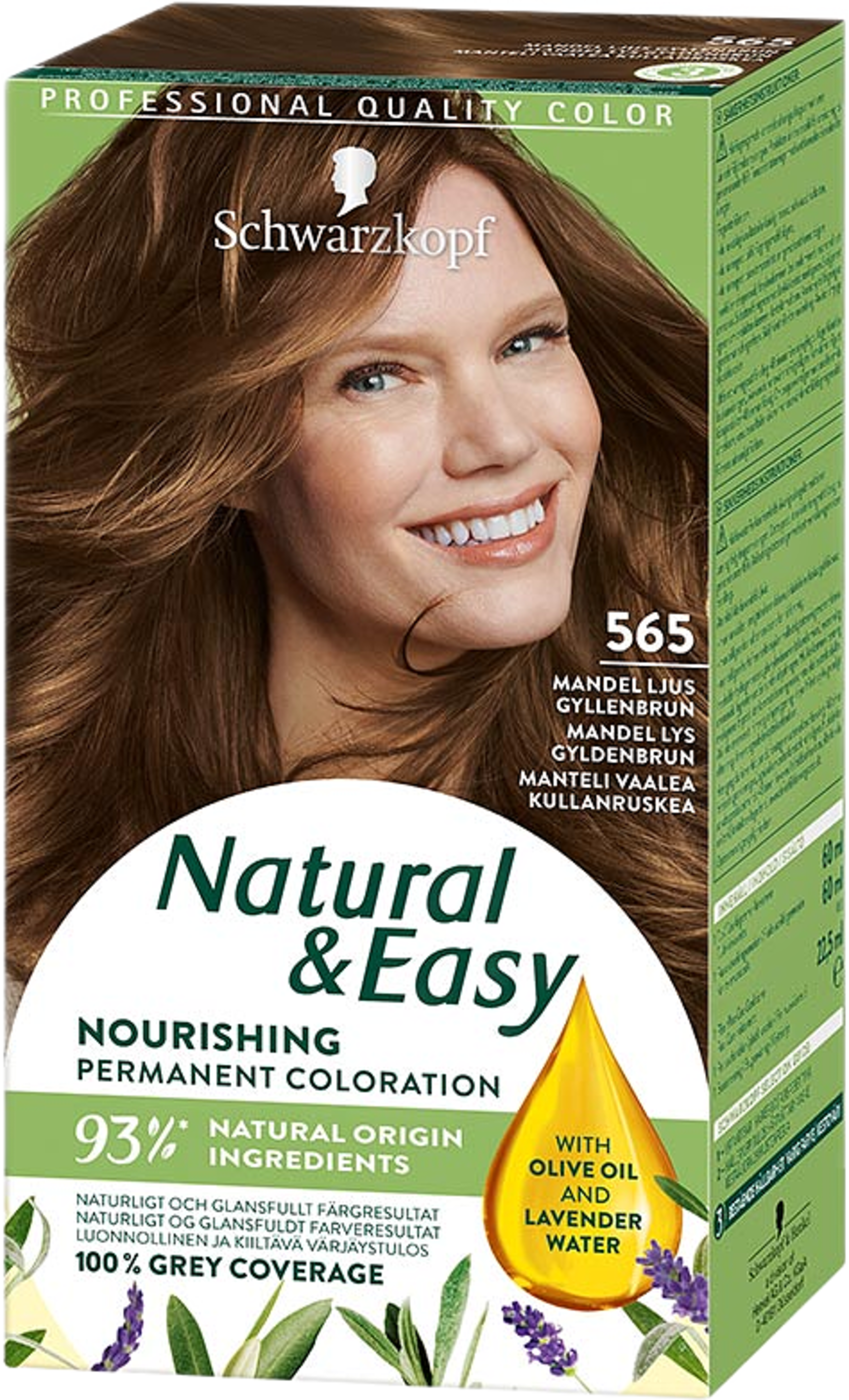 Natural & Easy 565 Mandel Ljus Gyllenbrun