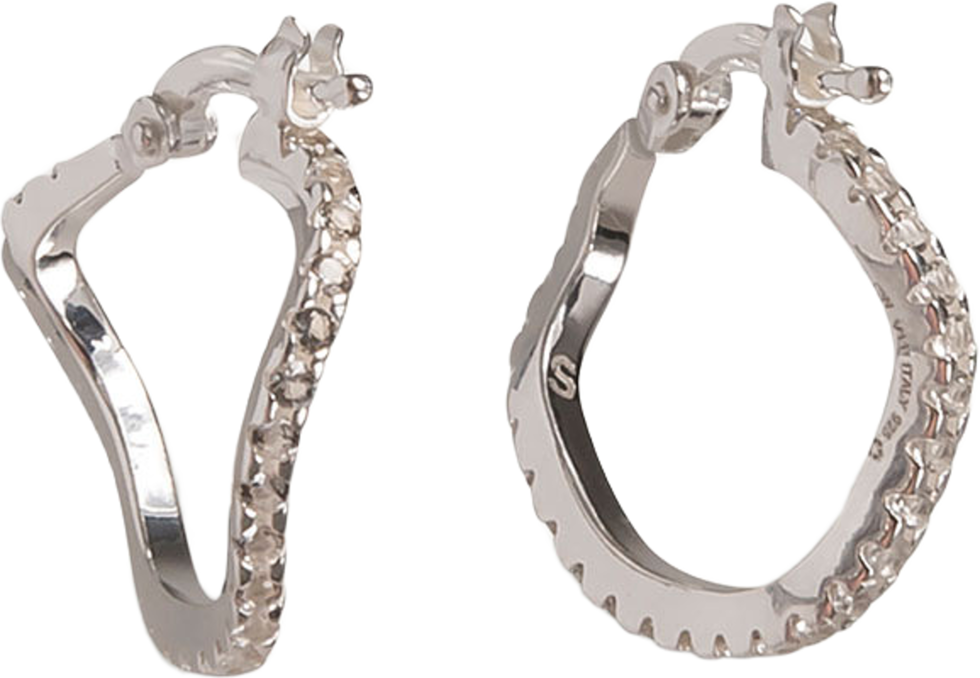 DISTORTED HOOP EARRING S