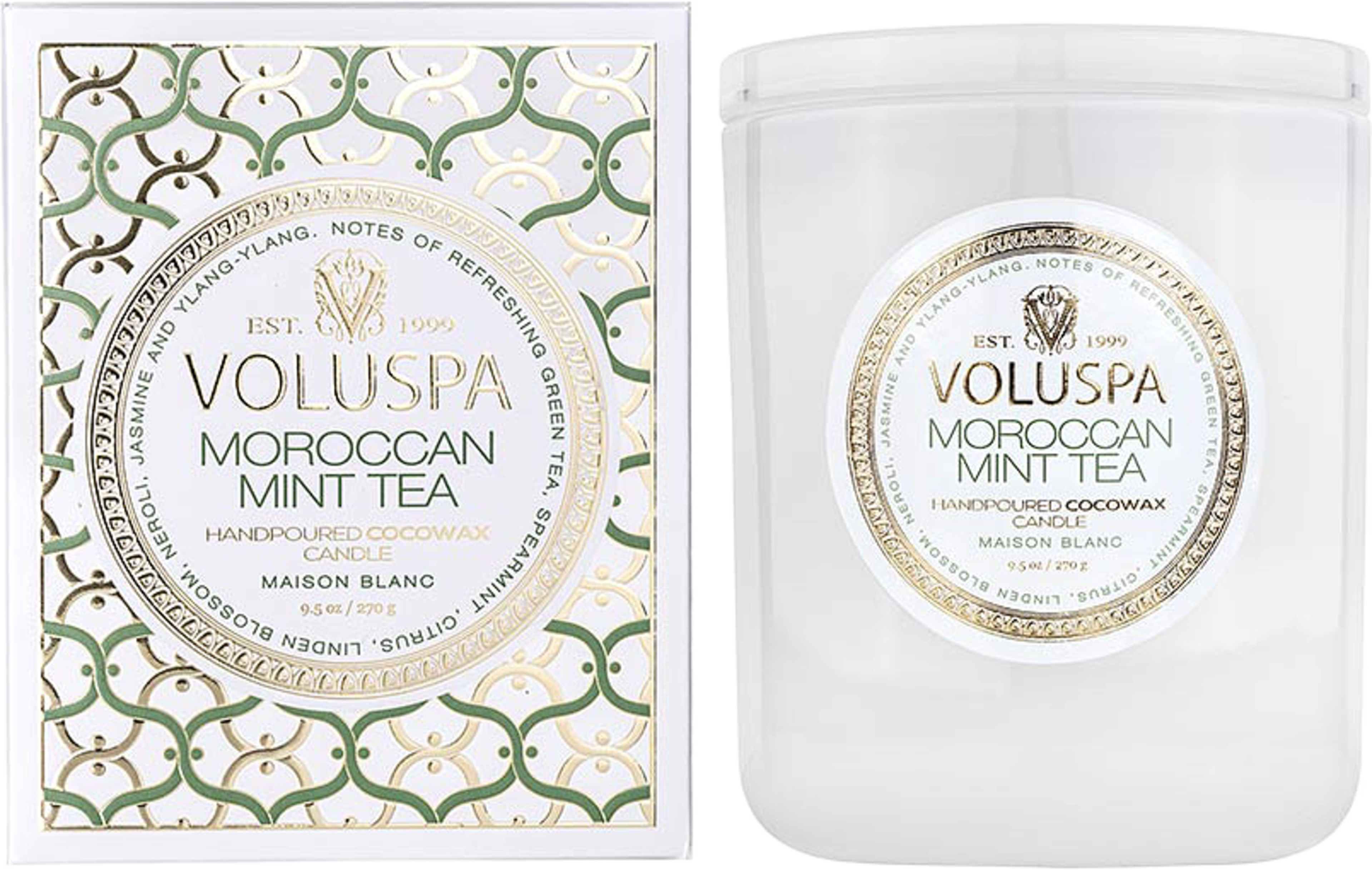 Boxed Candle 60h Moroccan Mint Tea