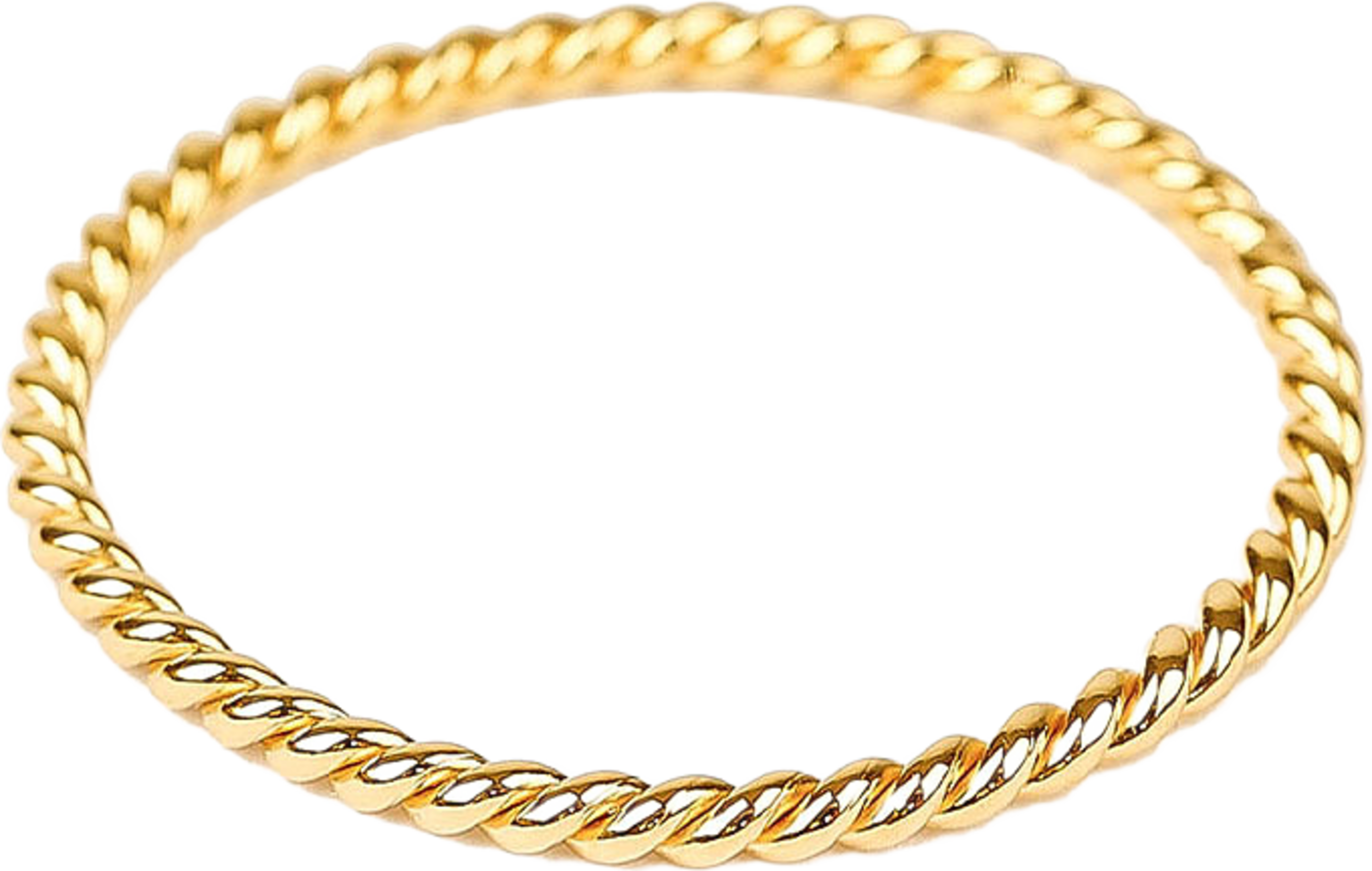 Tiny Twisted Ring Gold 6