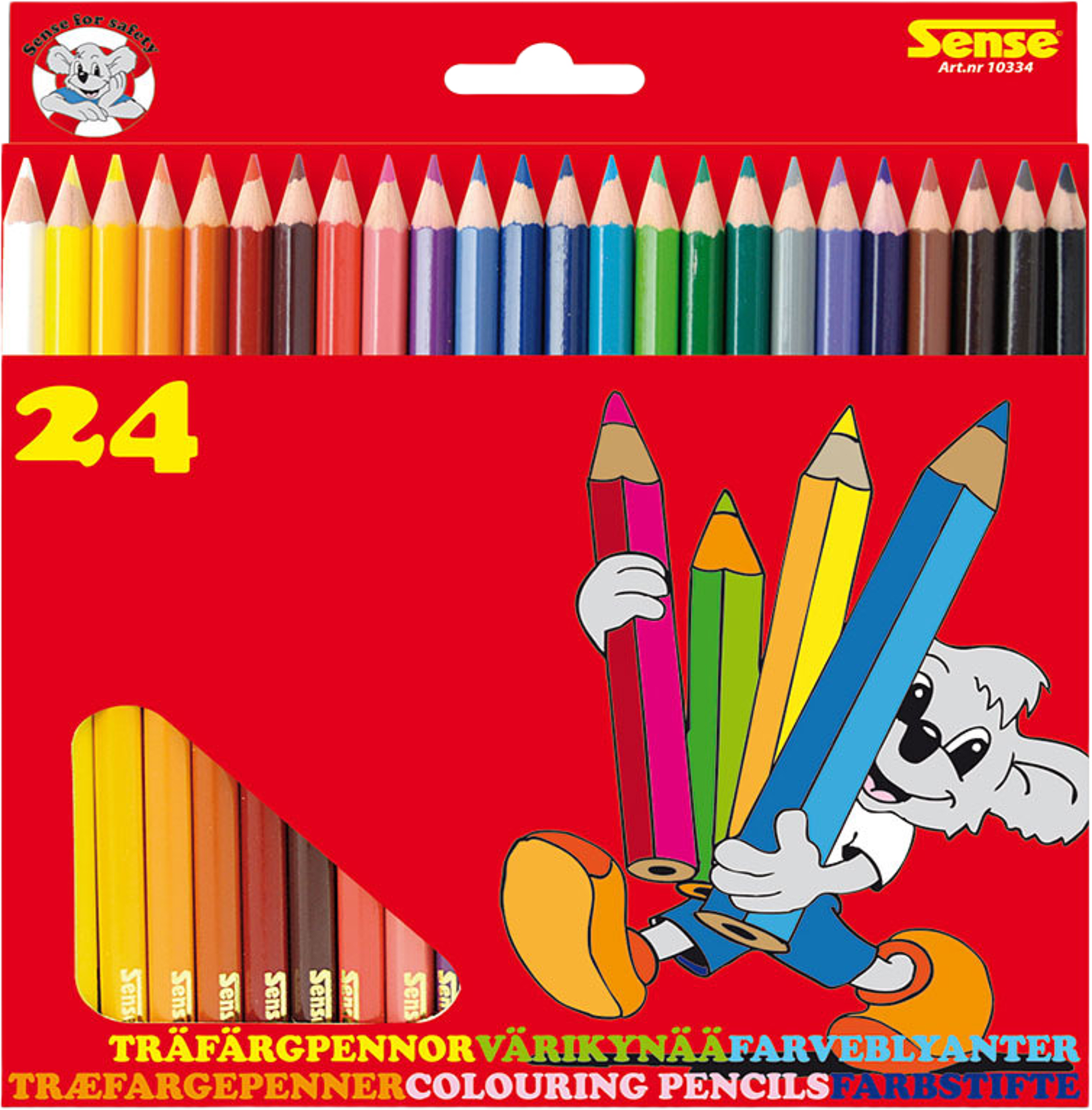 Träfärgpennor 24-P