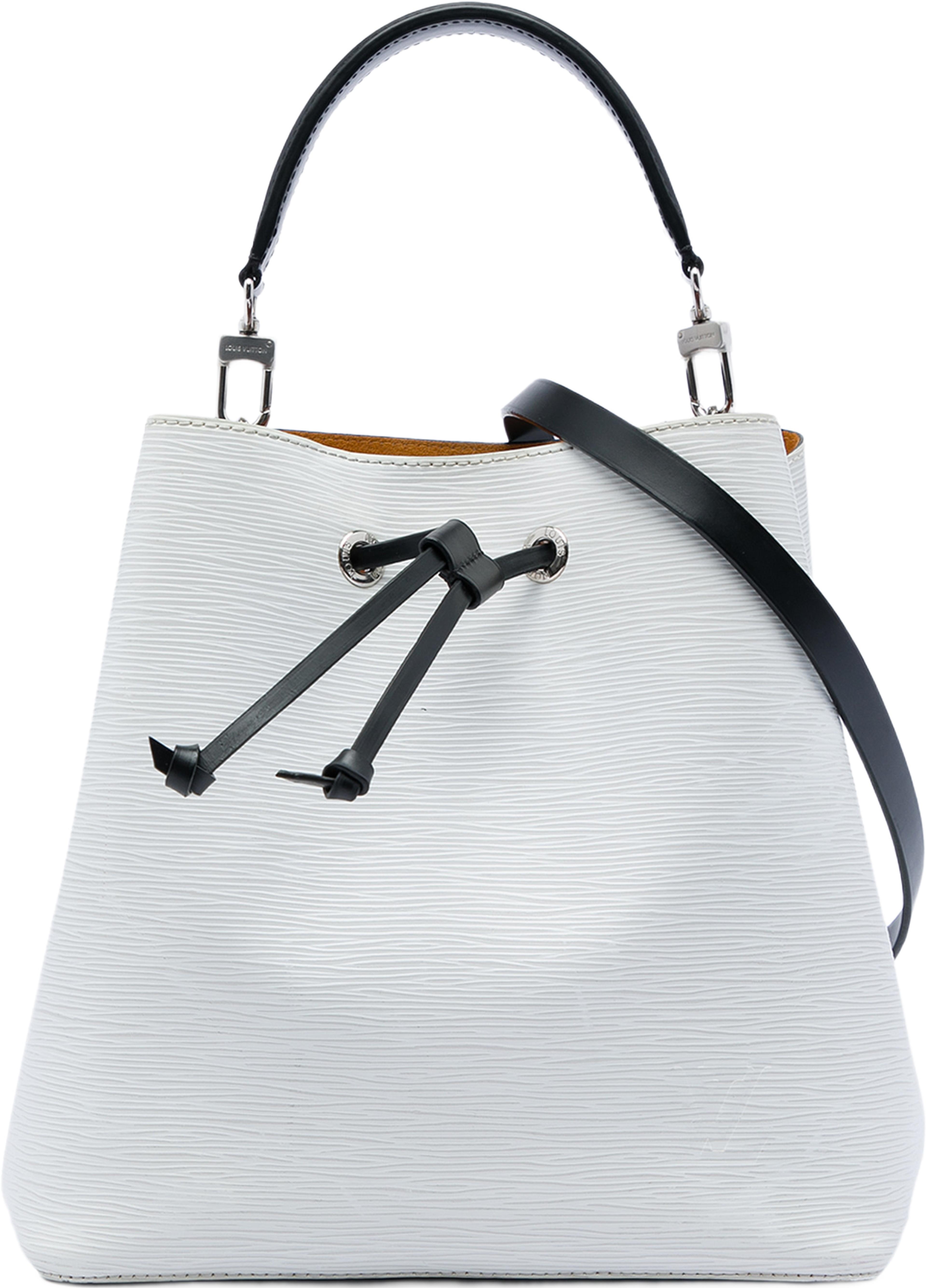 Louis Vuitton Epi Neonoe Mm, från Luxclusif, i färgen vit. Klicka för att öppna bilden i stort format