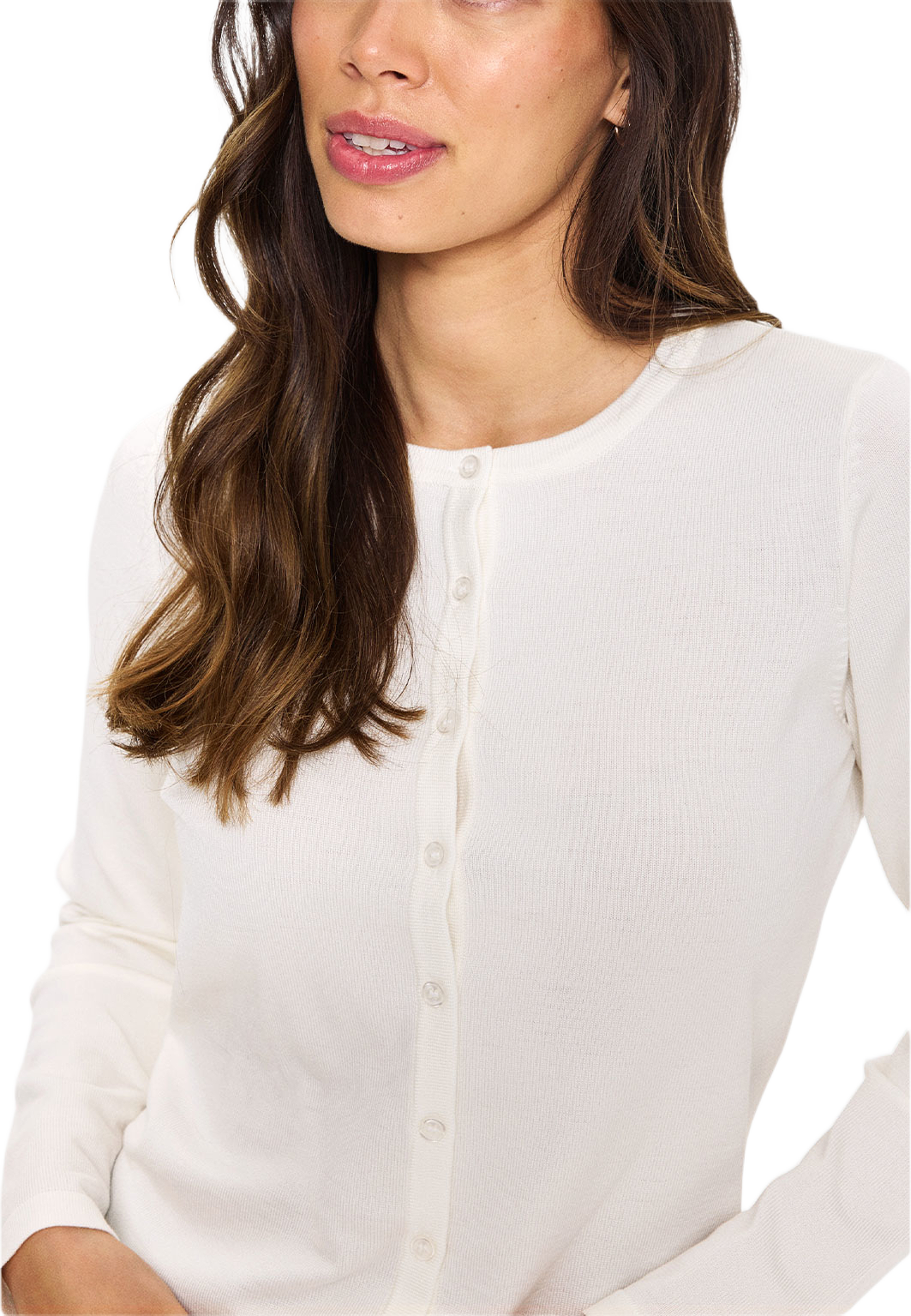 MilaSZ Cardigan, från Saint Tropez, i färgen Ice. Klicka för att öppna bilden i stort format