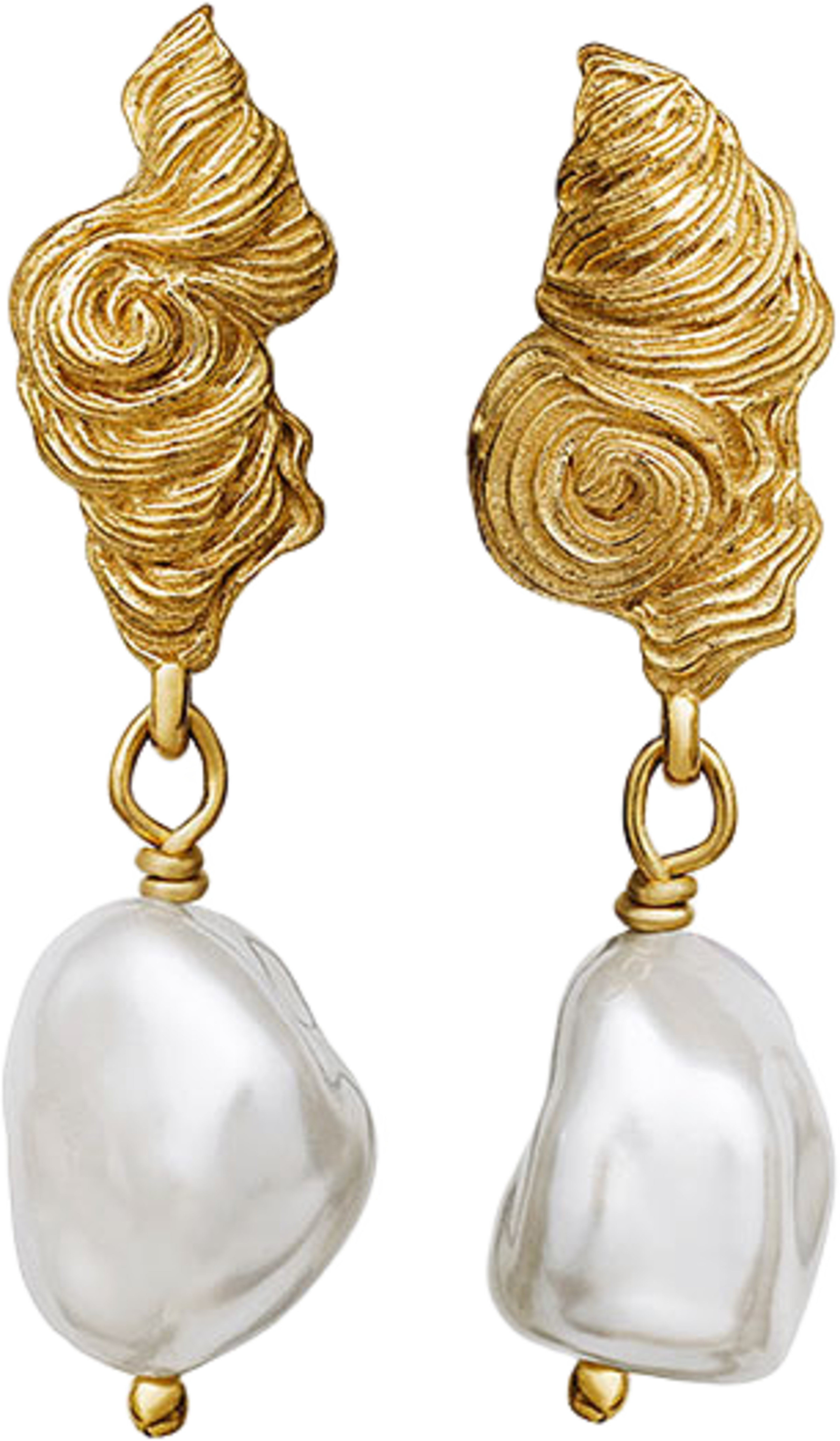 Frigg Earrings, från Maanesten, i färgen Gold Pl Silver. Klicka för att öppna bilden i stort format