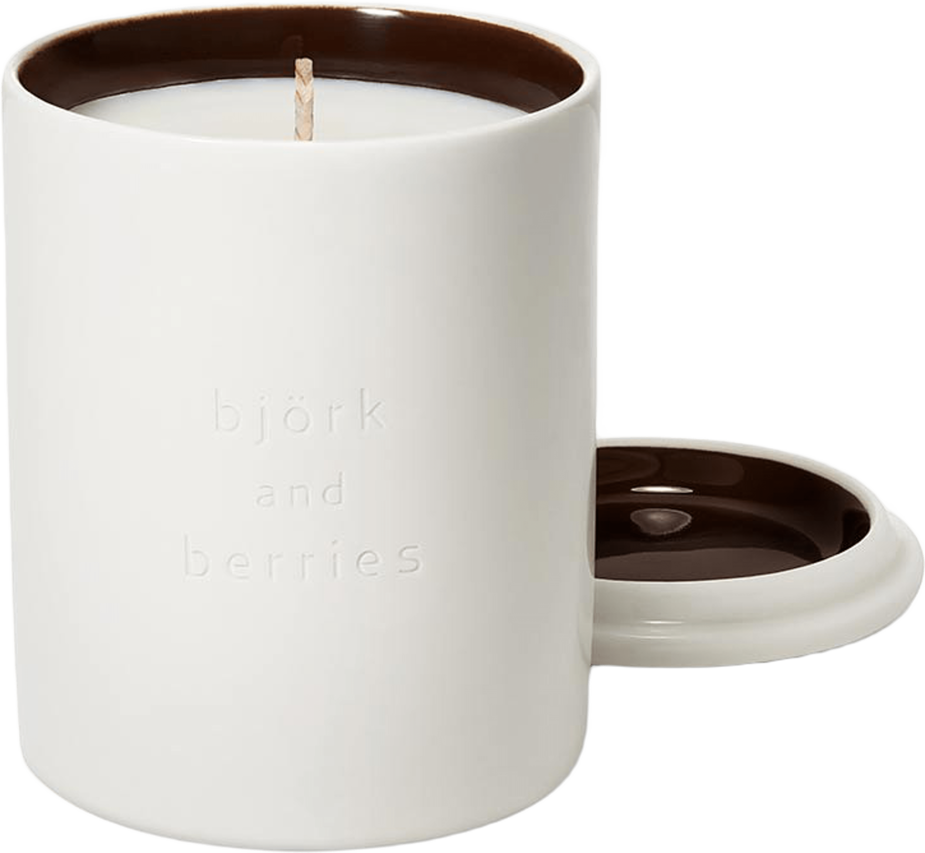 White Forest Scented Candle