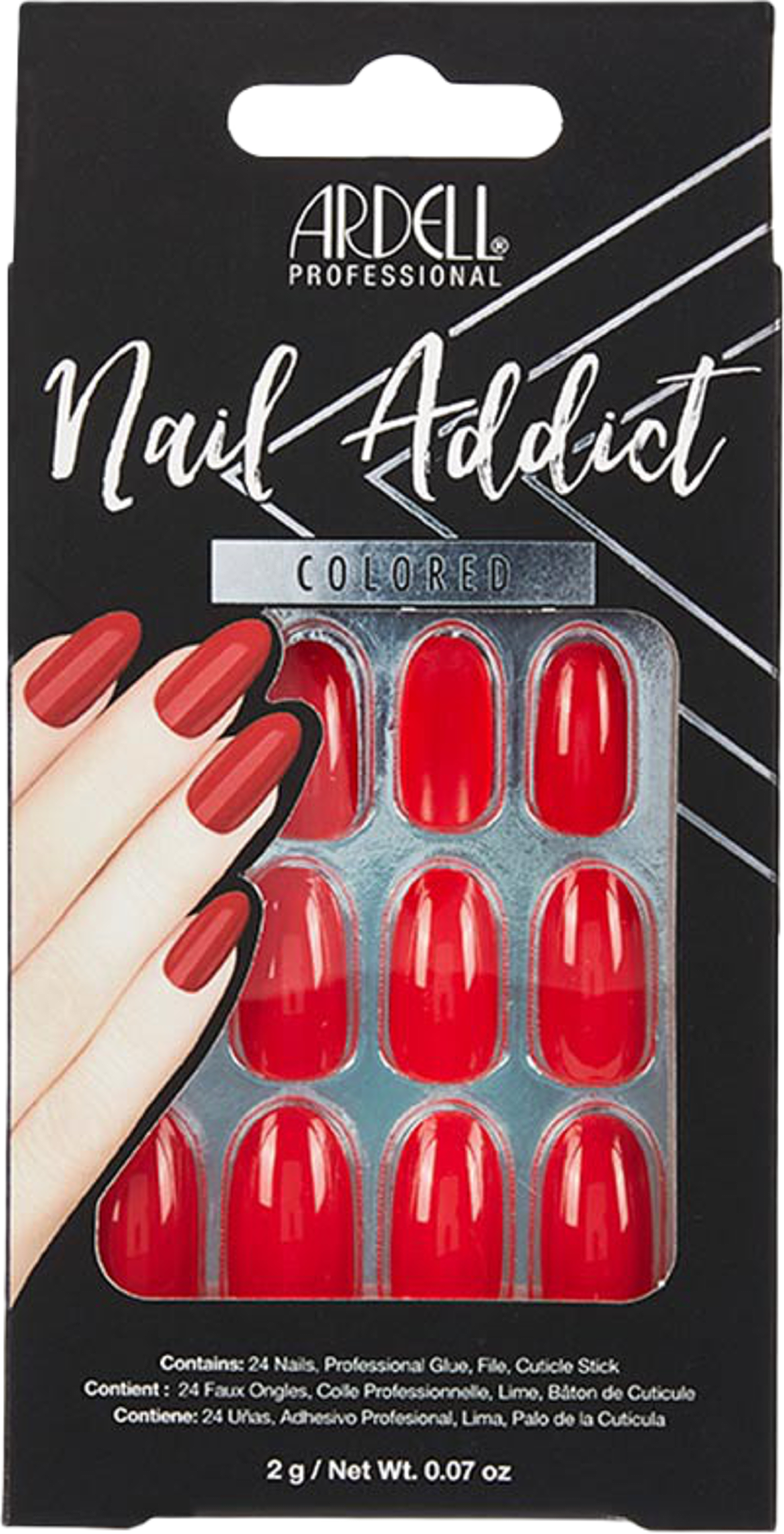 Nail Addict Colored Cherry Red