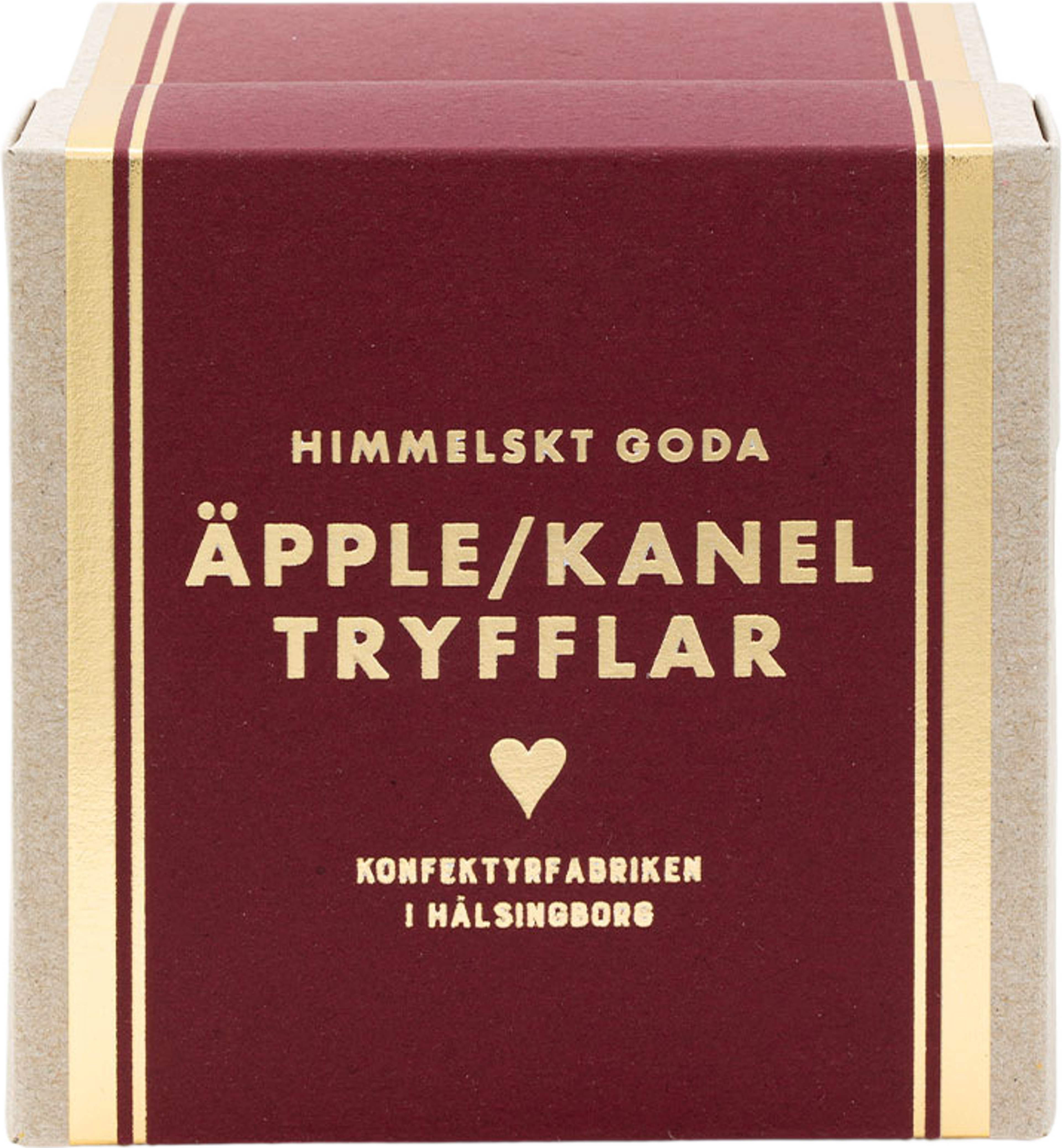 Tryffel med smak av äpple & kanel, från Konfektyrfabriken i Hälsingborg. Klicka för att öppna bilden i stort format