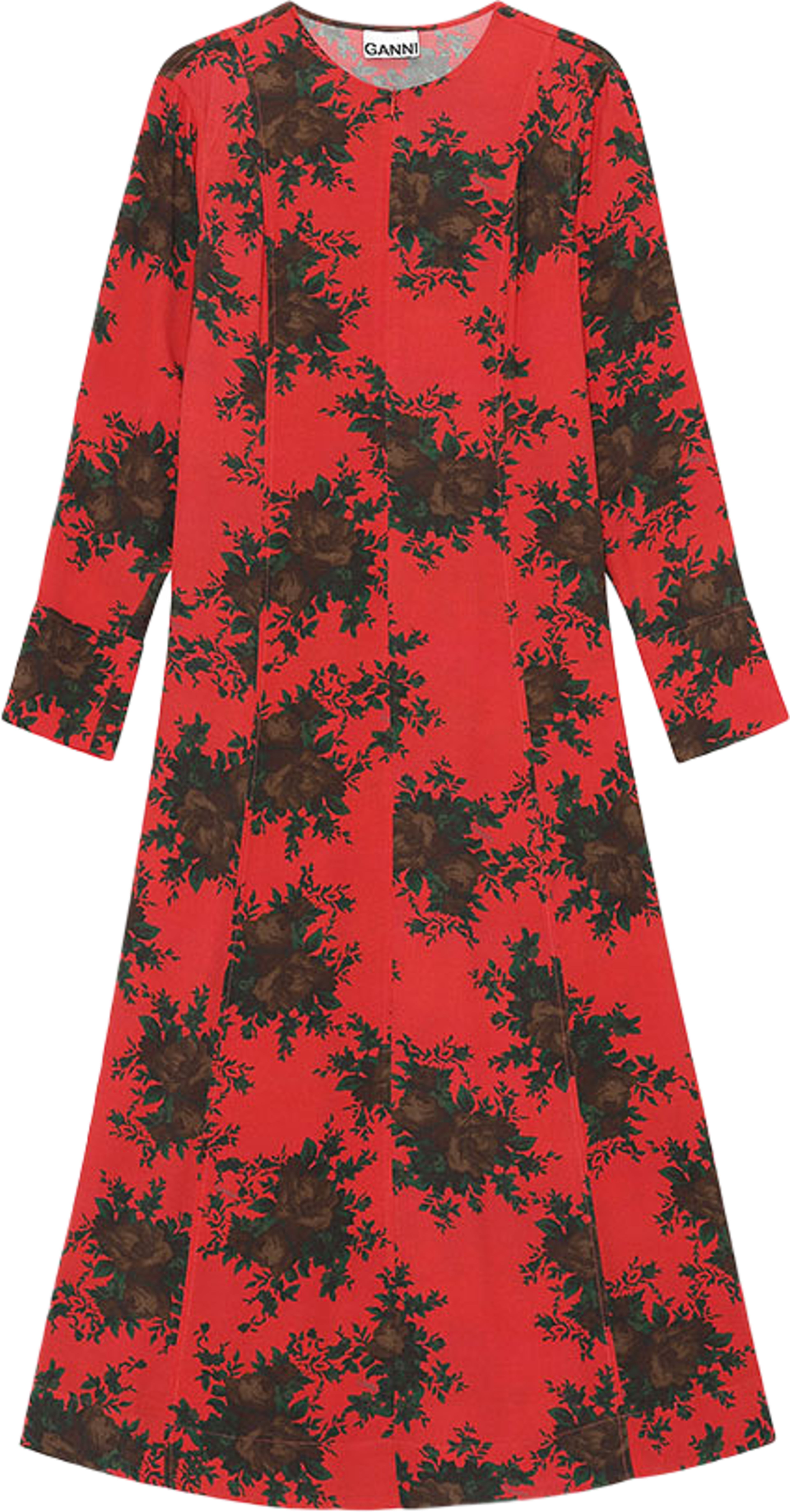 Maxi Dress Printed Crepe