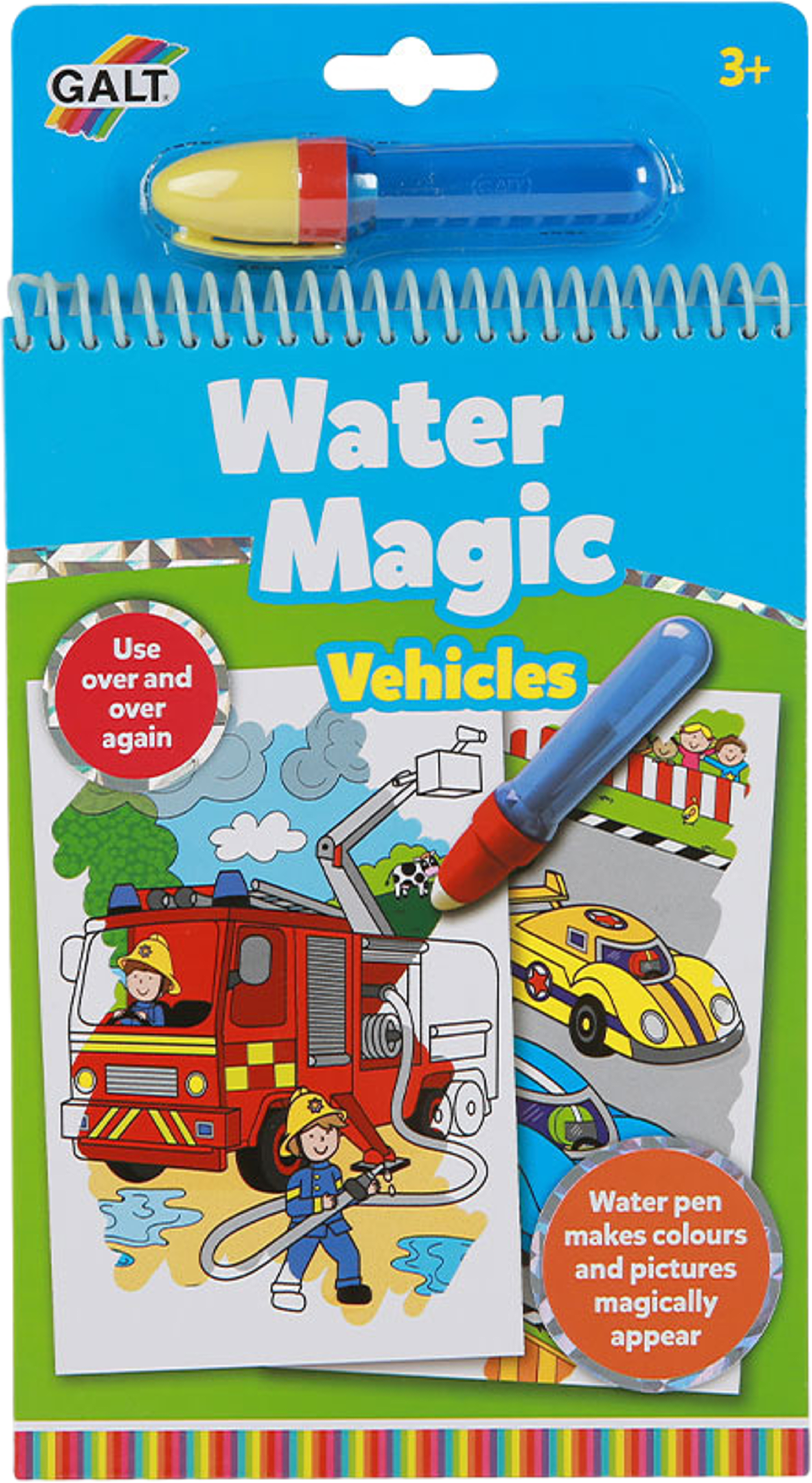 Vattenmålarbok Water Magic fordon