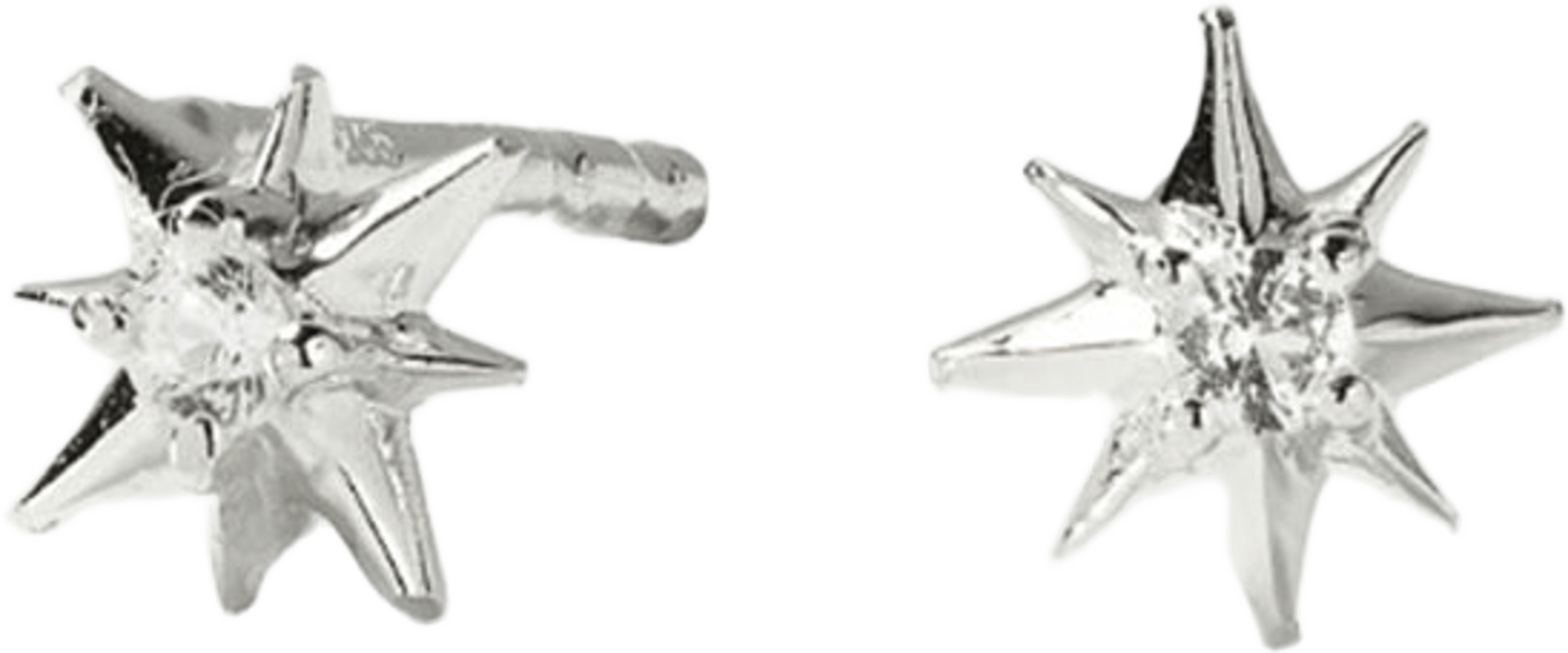 North Star Stud Earrings Silver, från Syster P, i färgen Silver. Klicka för att öppna bilden i stort format