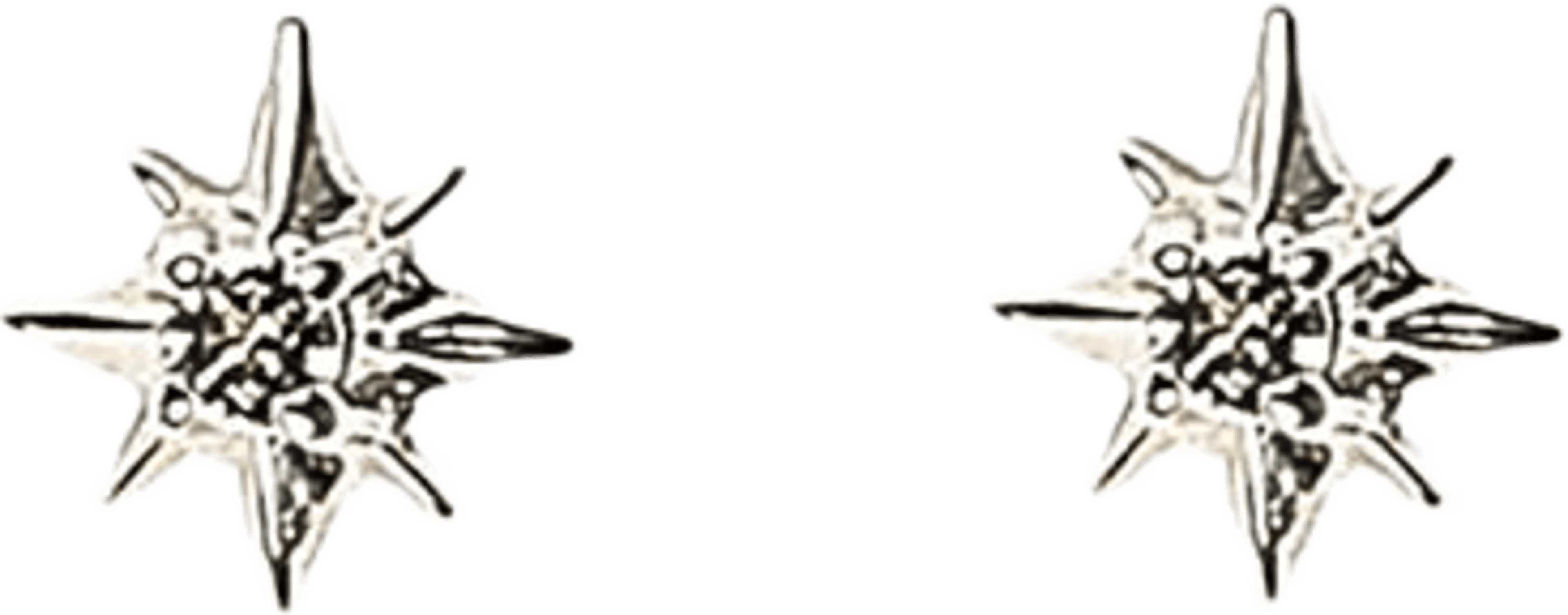 North Star Stud Earrings Silver, från Syster P, i färgen Silver. Klicka för att öppna bilden i stort format