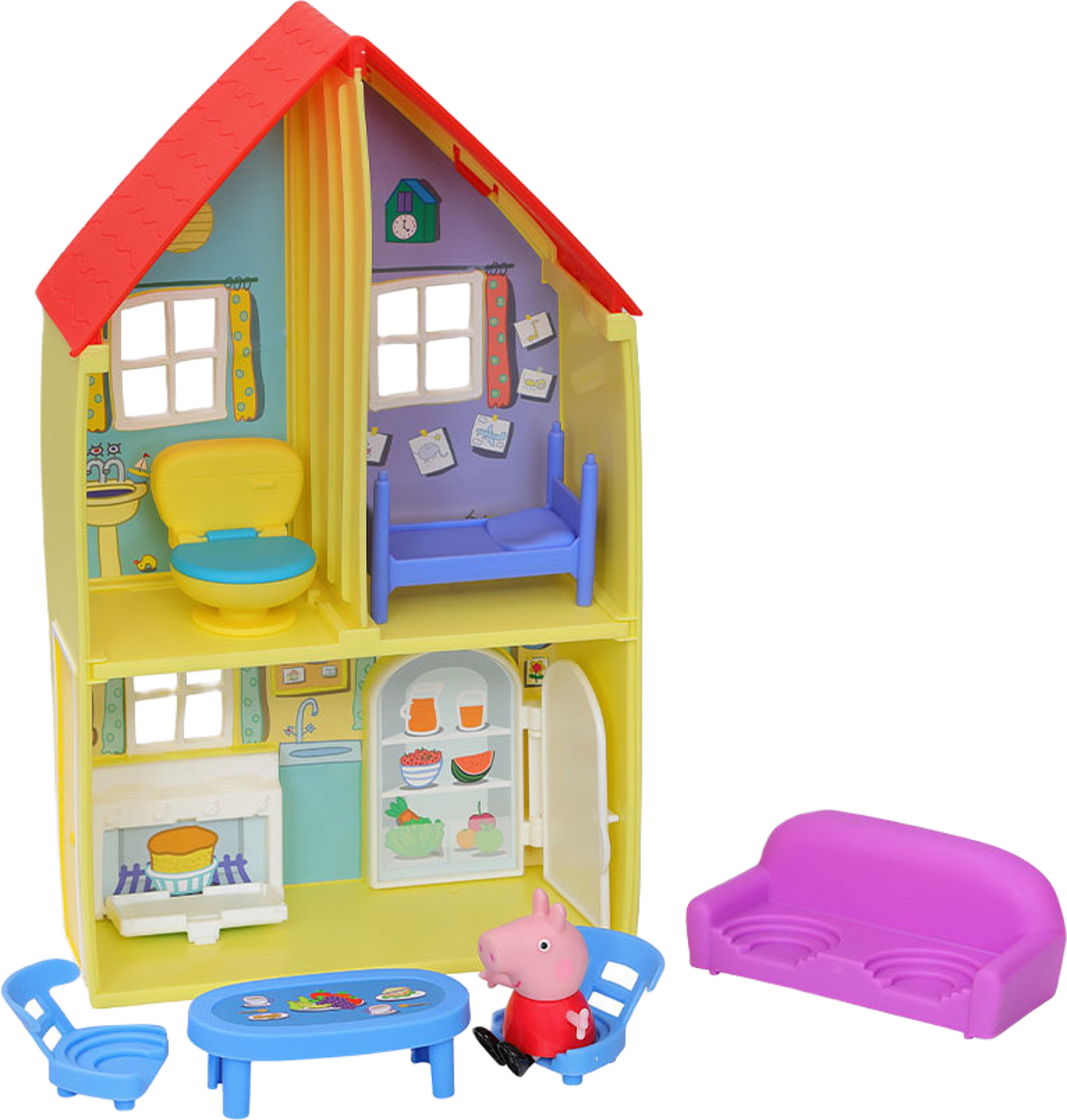 Peppa Pig Inkl figurer & möbler Peppa's Family House Playset