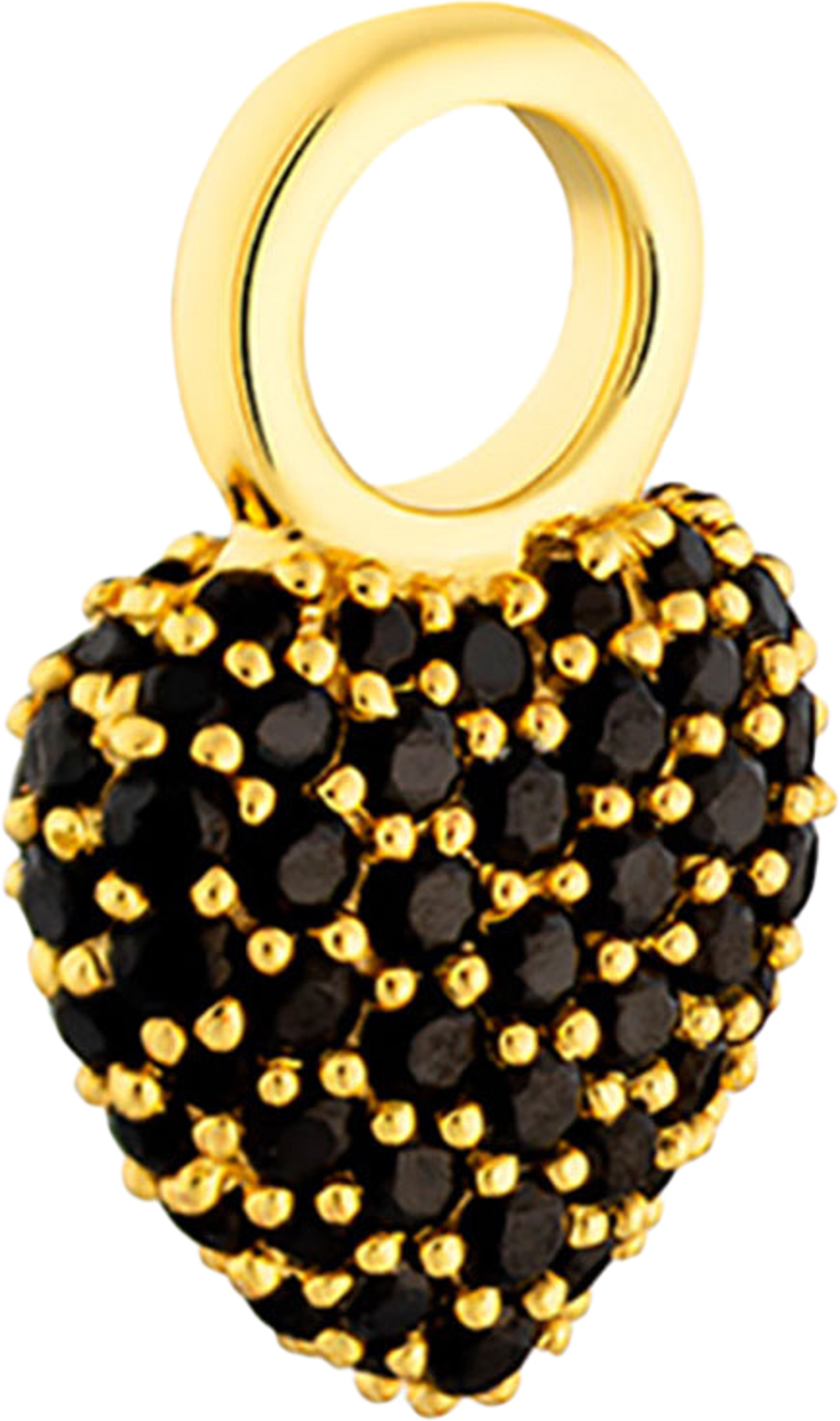 Signature Eternal Heart Mini Pendant Black Spinel