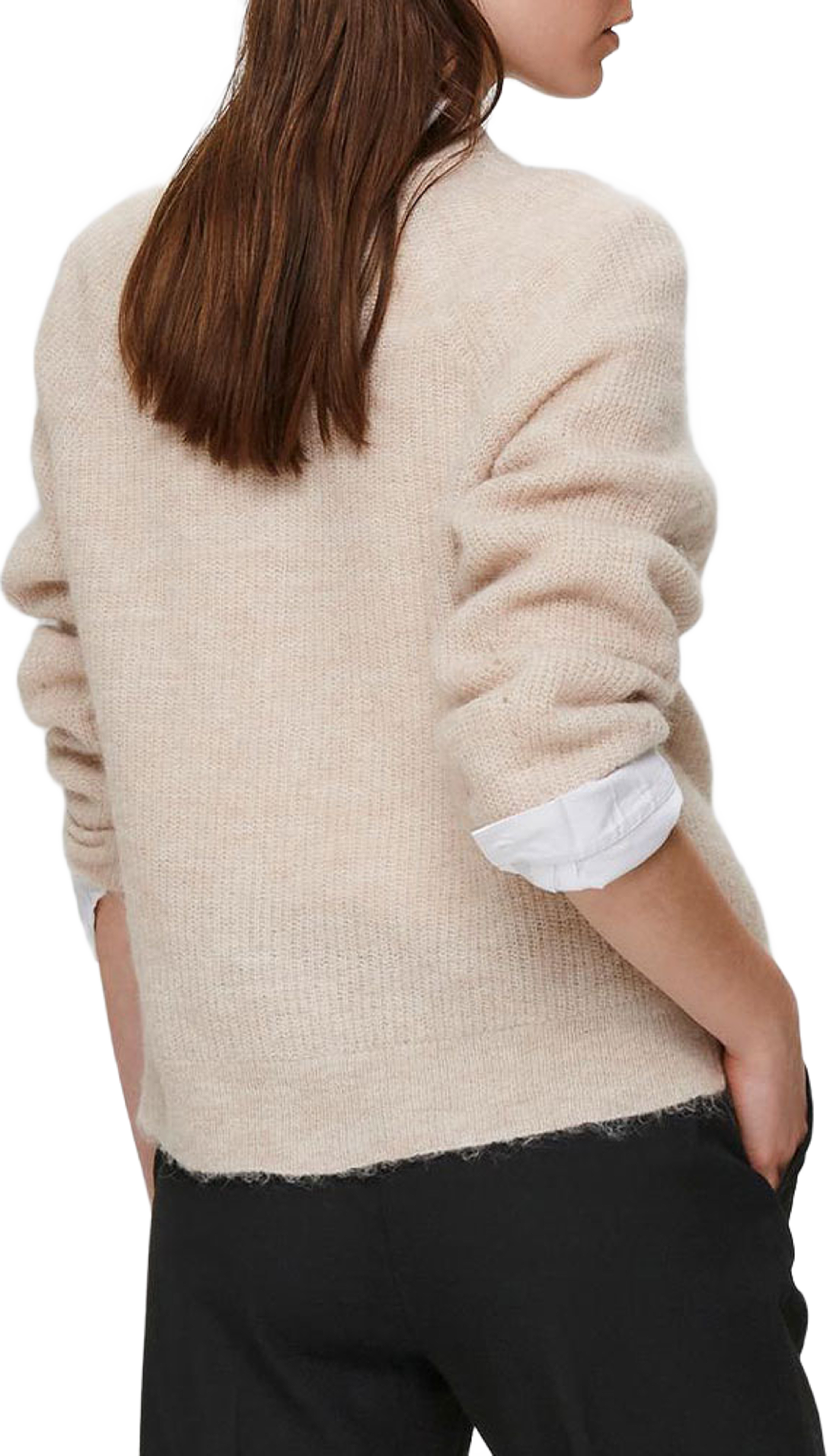 Lulu Ls Knit Short Cardigan