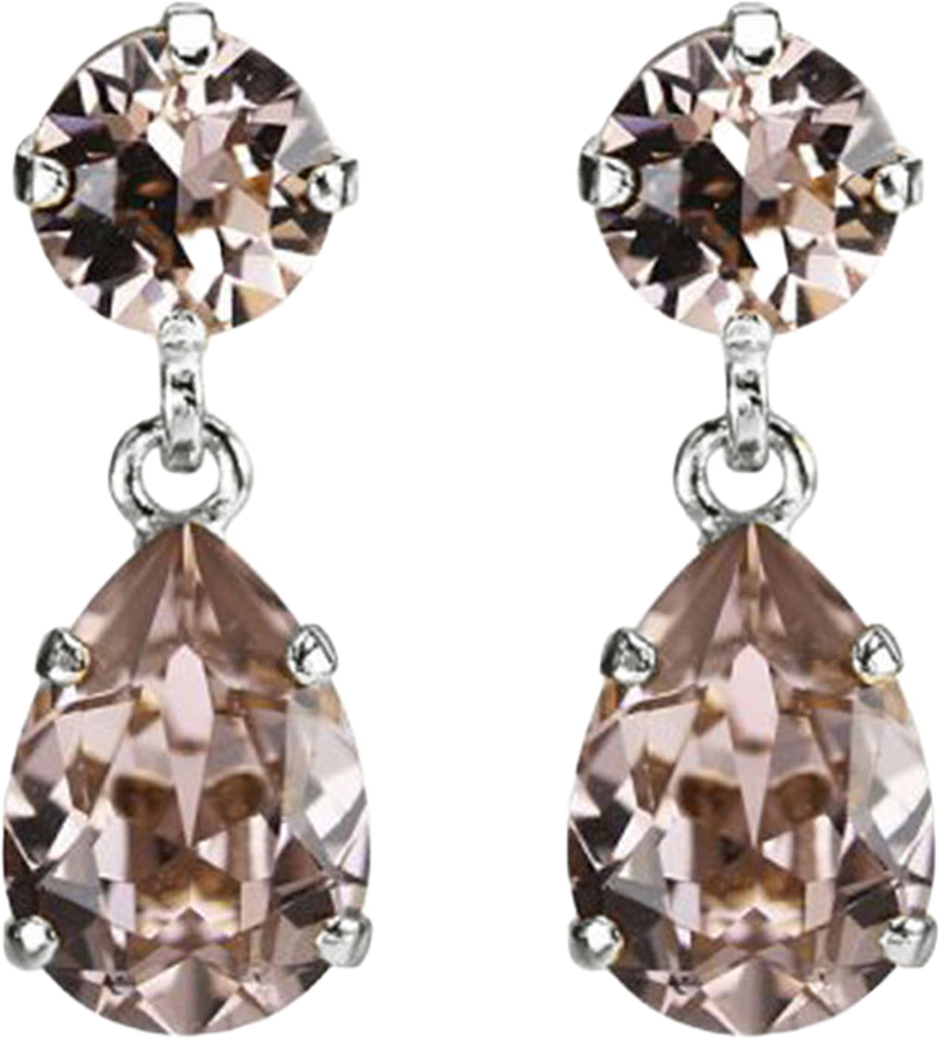 Mini Drop Earrings Vintage Rose