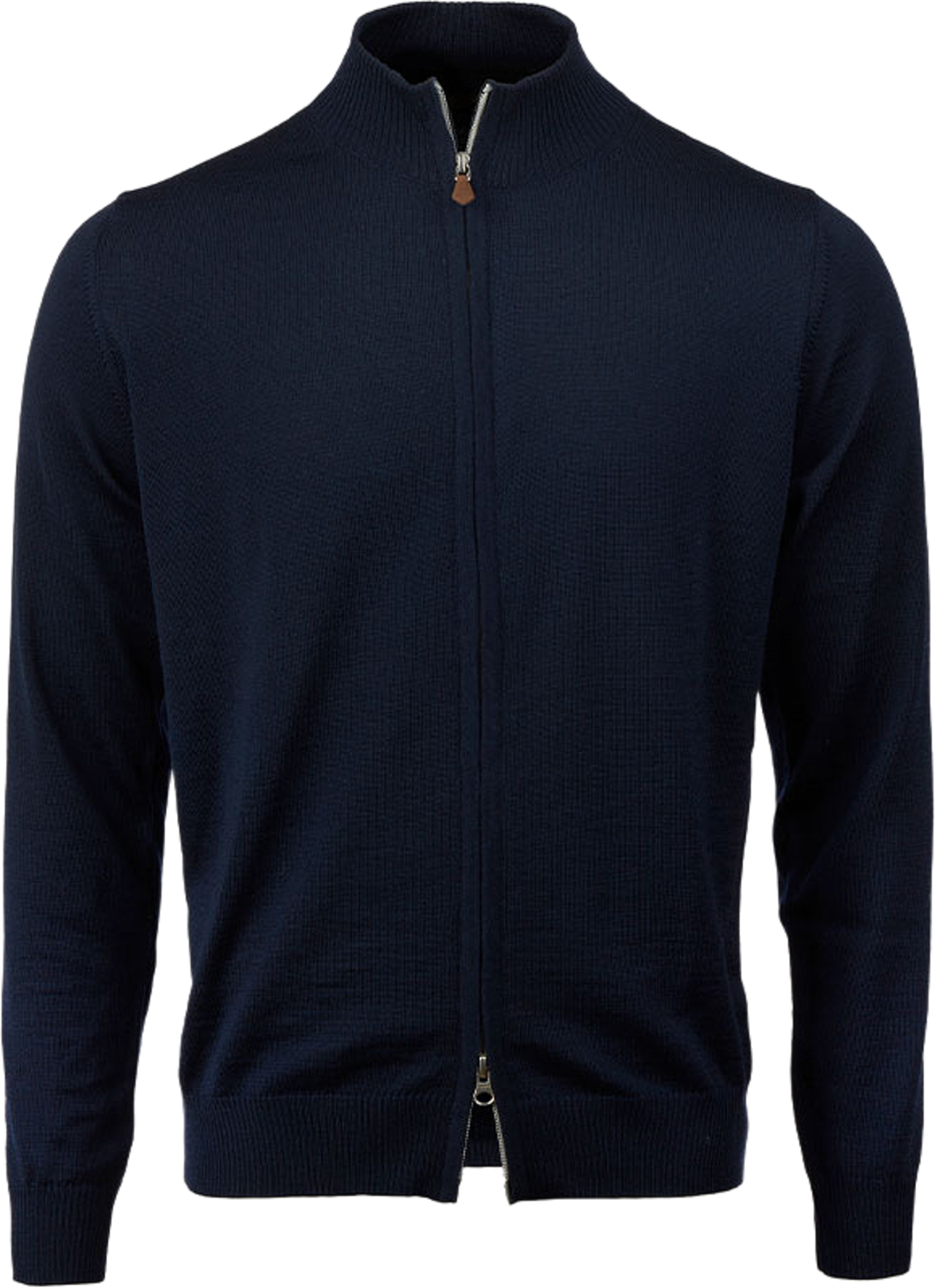 Knitwear Merino Wool Zip Cardigan