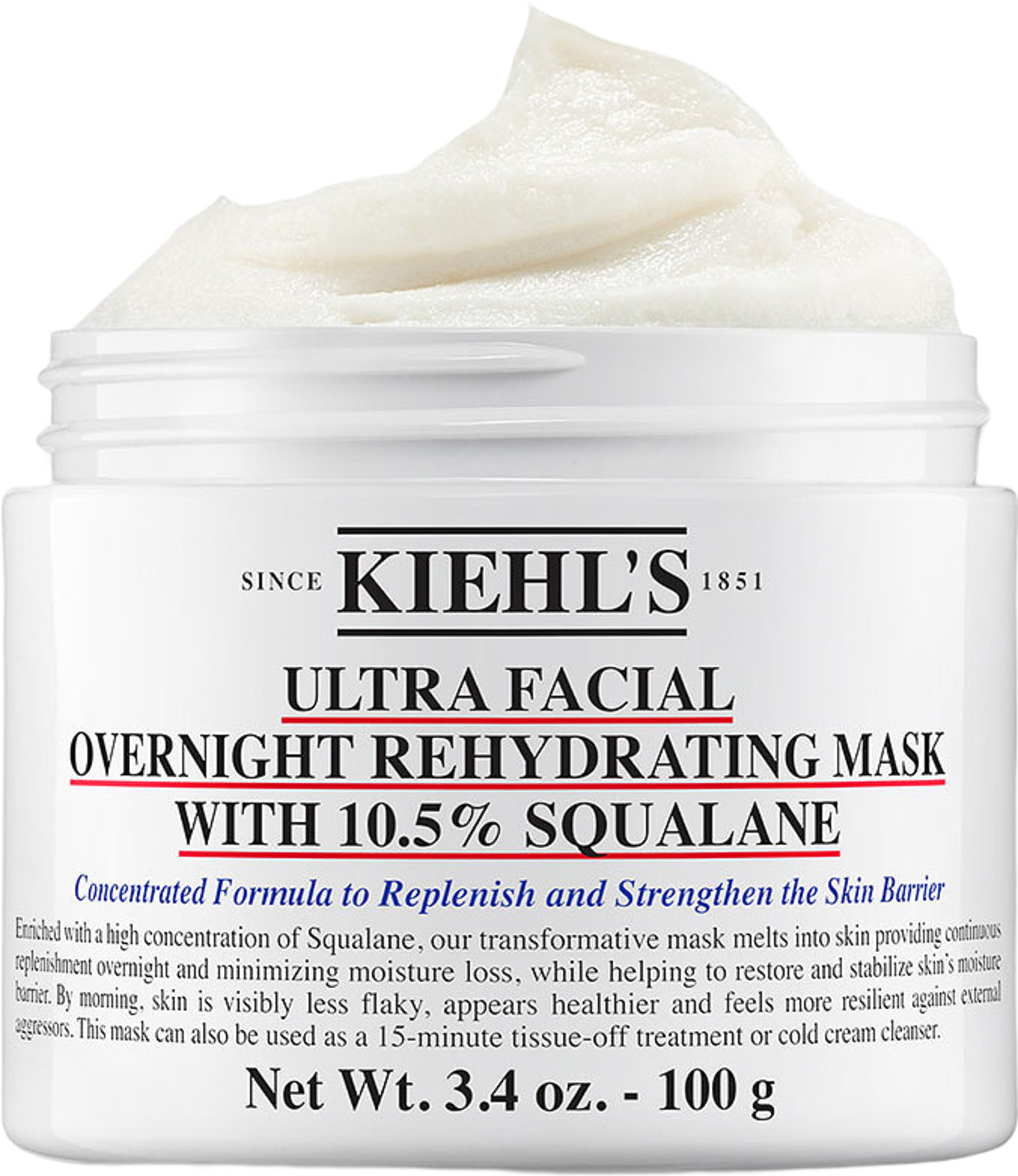 Ultra Facial Overnight Rehydrating Mask with 10.5% Squalane
