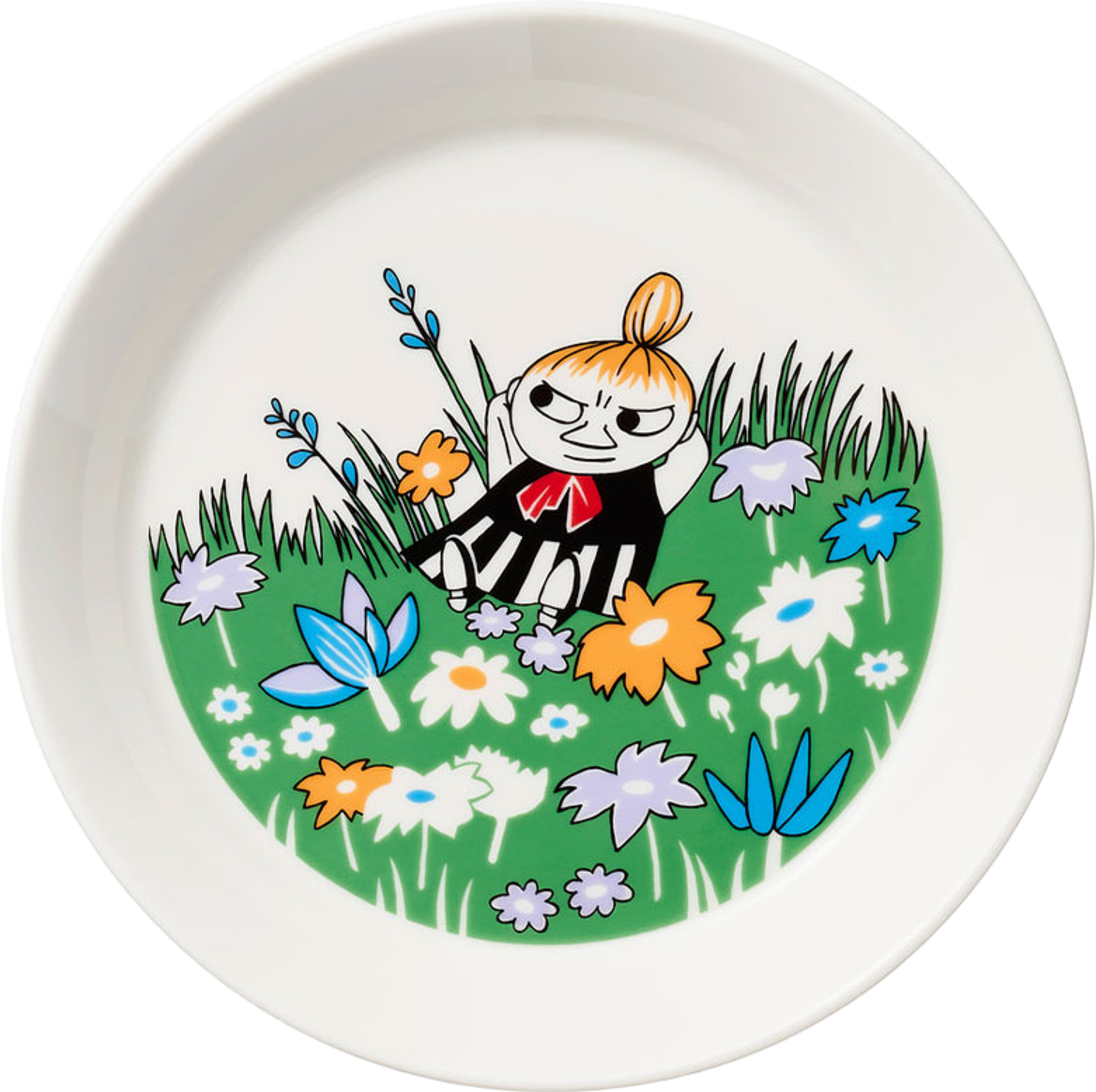Mumin tallrik  19 cm Lilla My på ängen