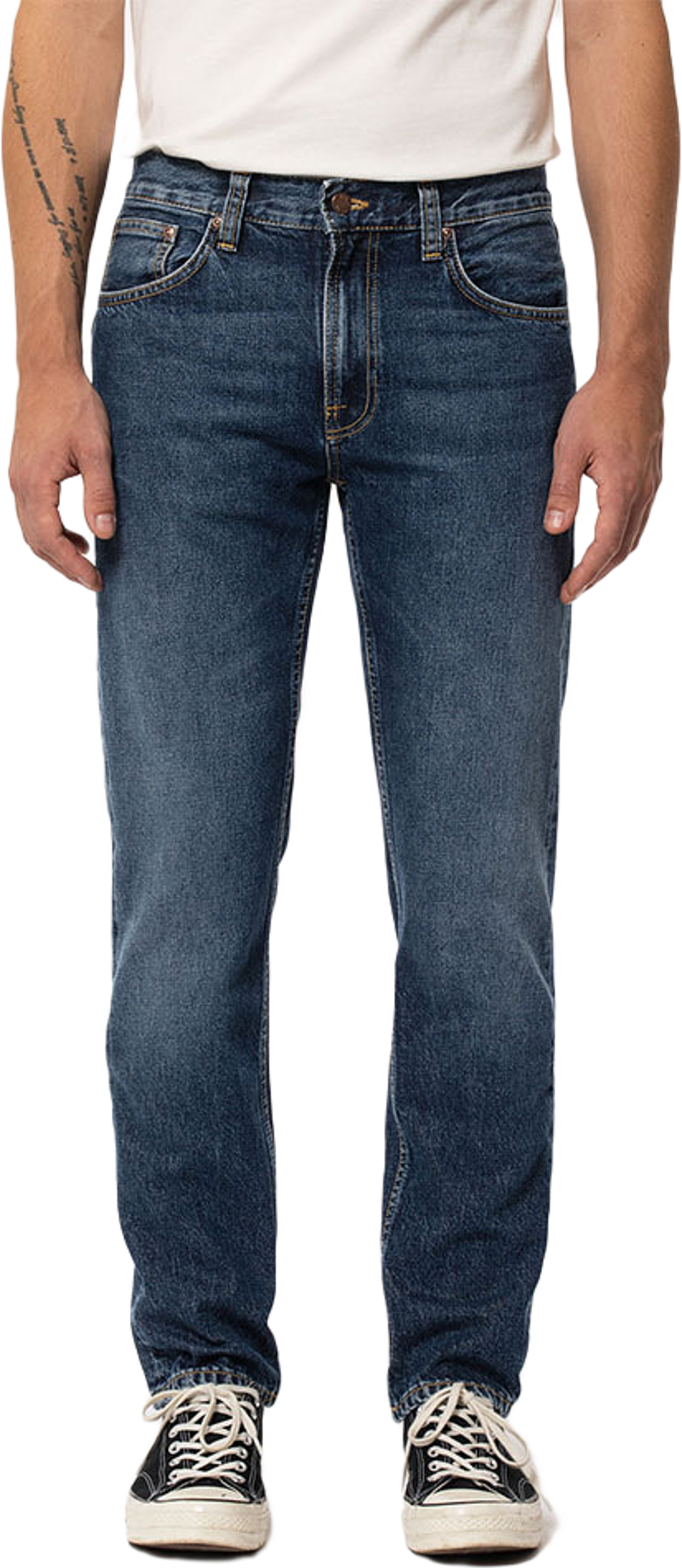 Gritty Jackson Jeans, från Nudie Jeans, i färgen Blue Slate. Klicka för att öppna bilden i stort format