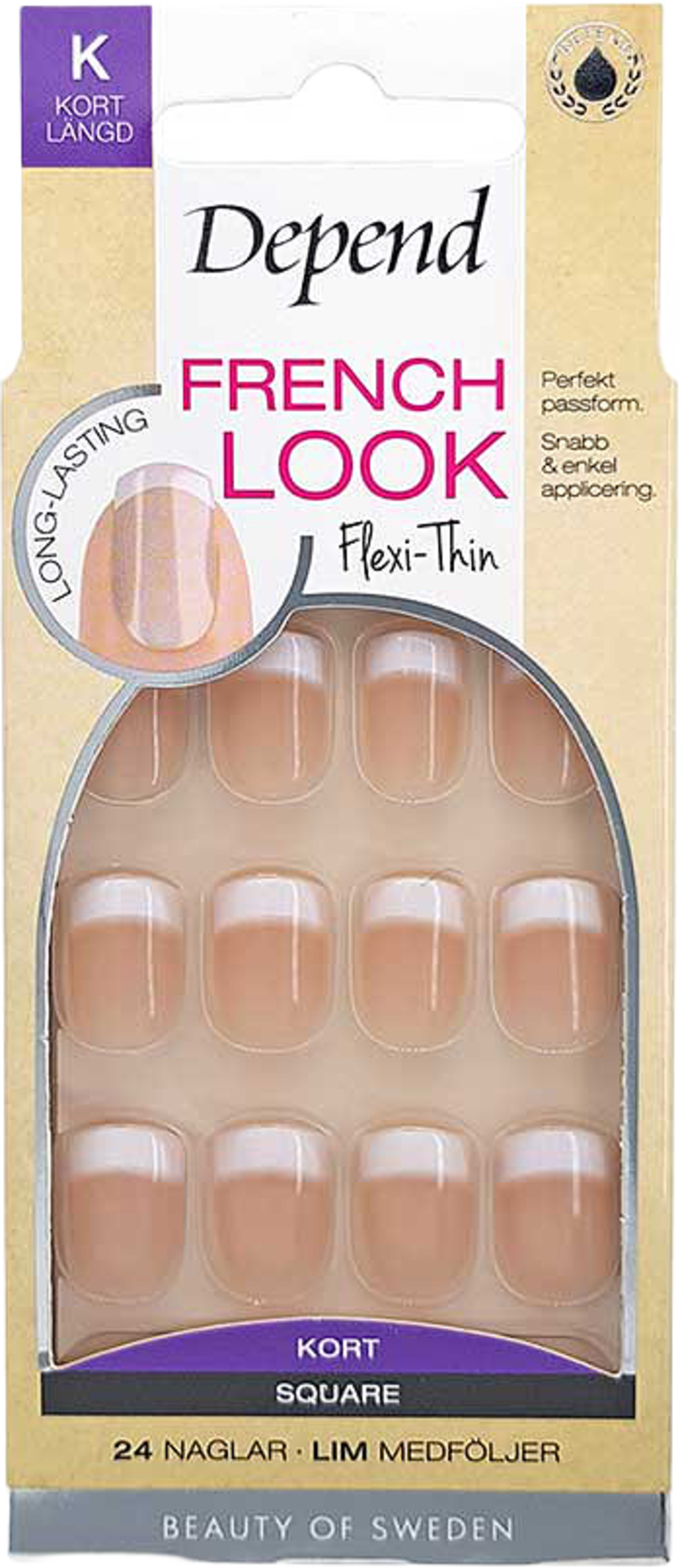 French Look Beige Kort Square