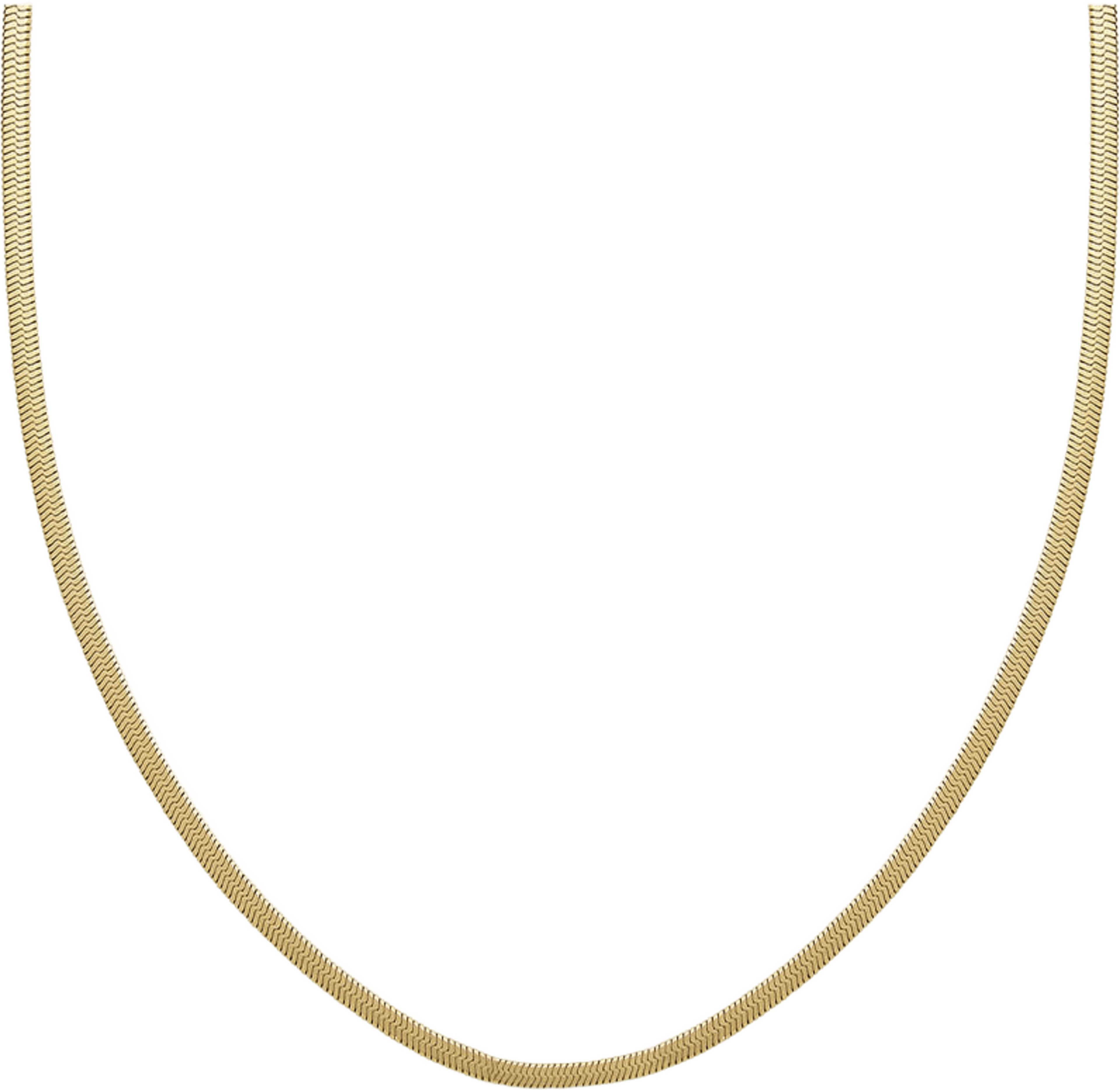 Chain Herringbone 45 cm Gold