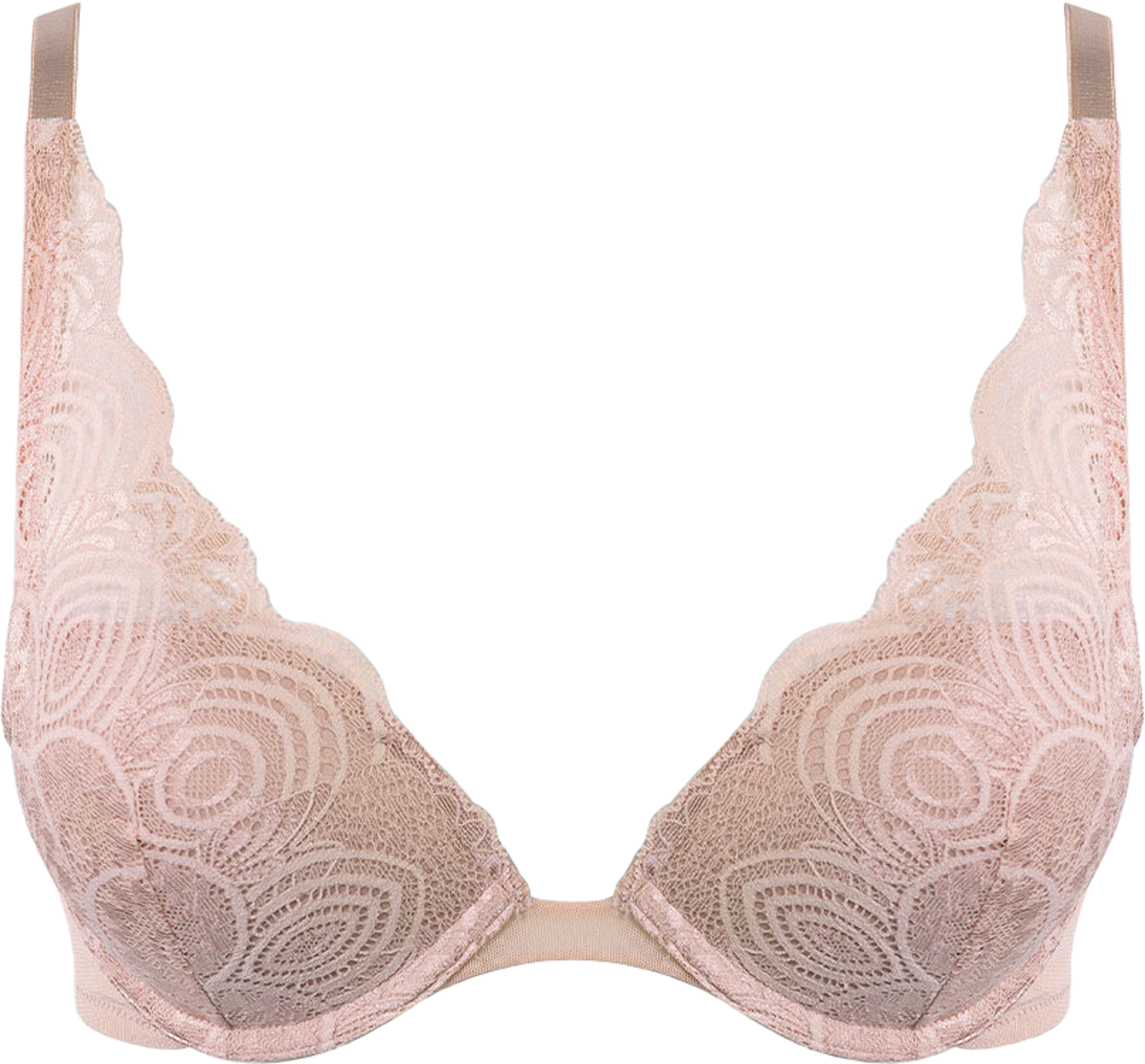 Clevage Triangle Bra Refined Glamour