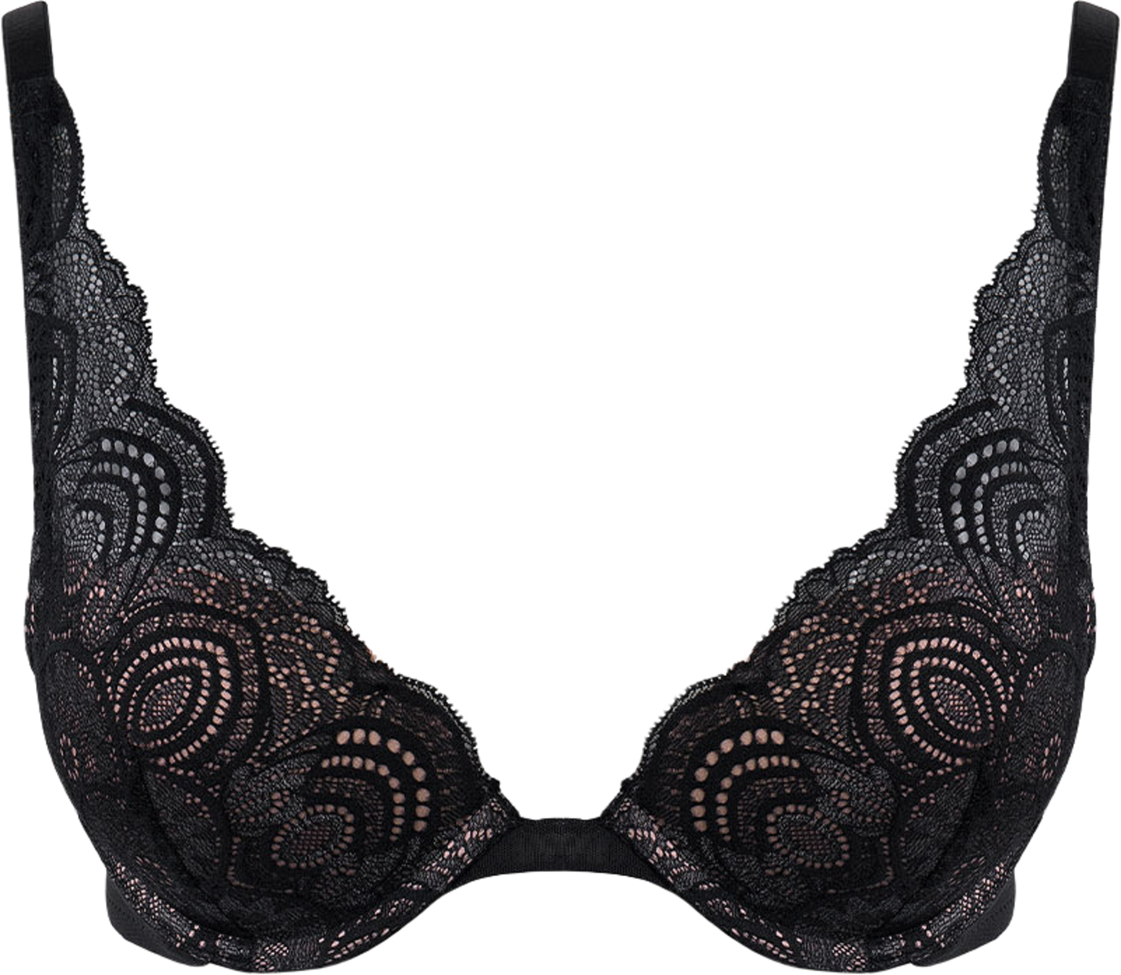 Clevage Triangle Bra Refined Glamour
