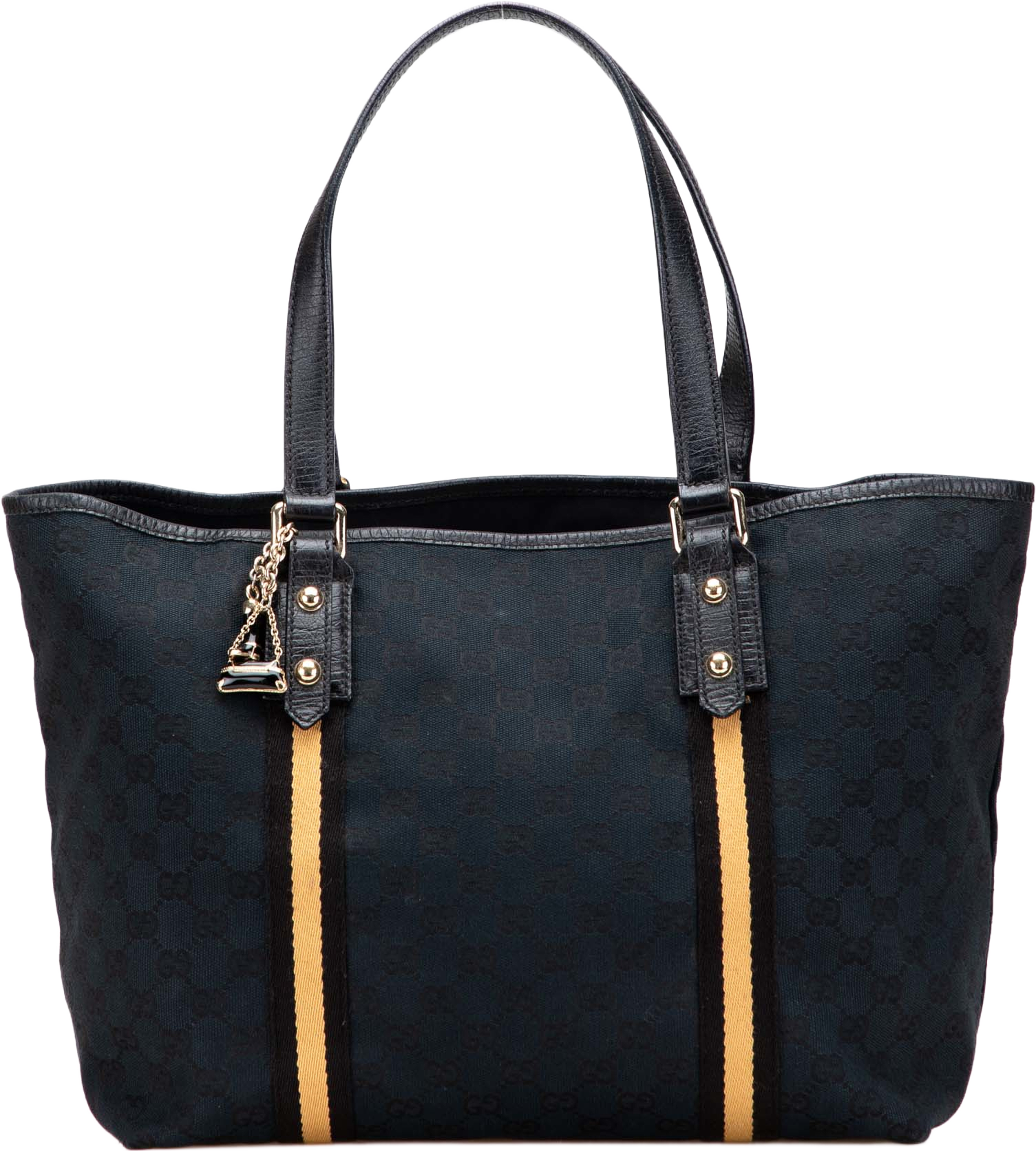 Gucci Large Gg Canvas Jolicoeur Tote, från Luxclusif, i färgen black. Klicka för att öppna bilden i stort format