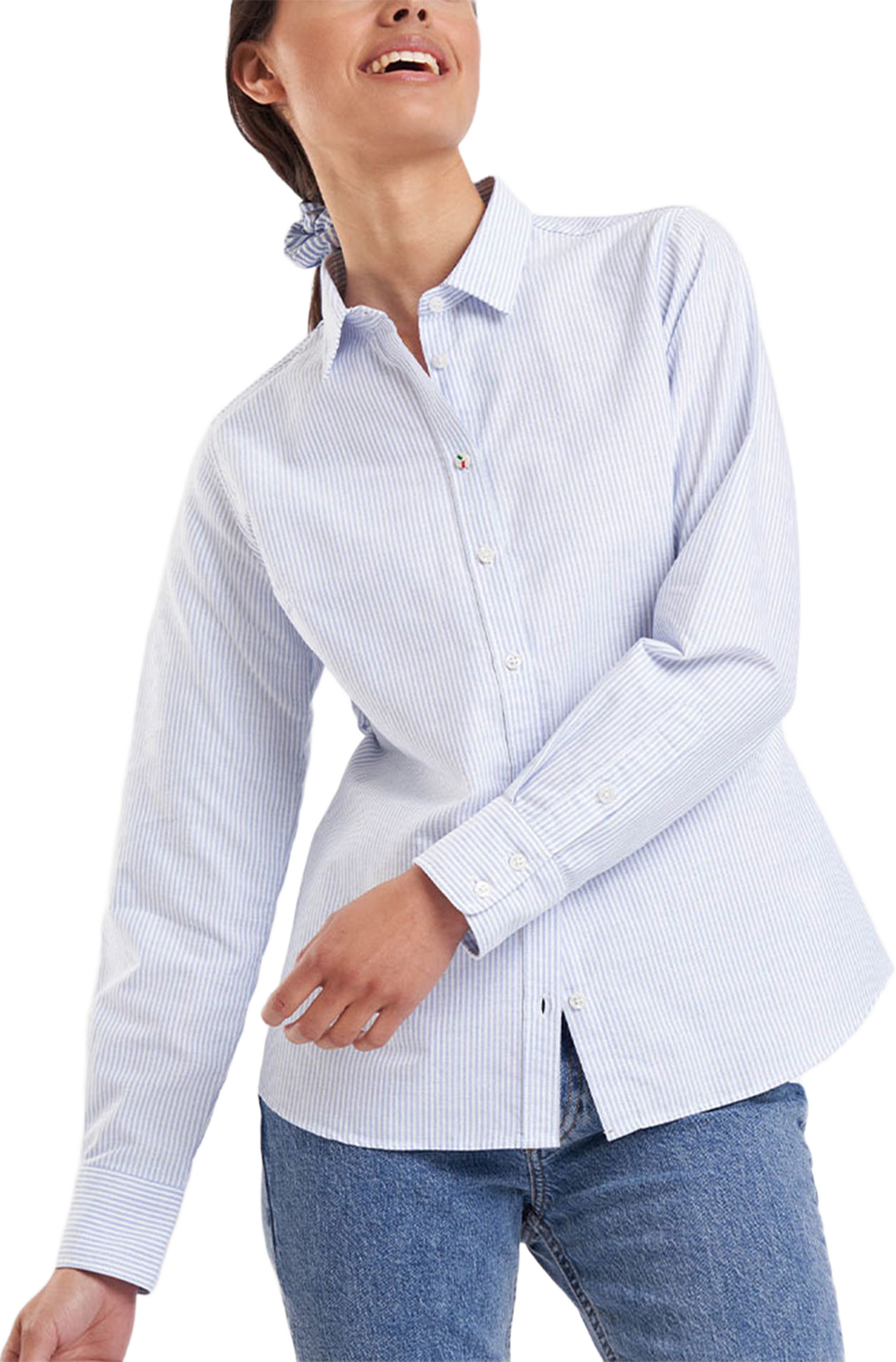 Furusund Randig Oxfordskjorta, från Boomerang, i färgen Ice Blue. Klicka för att öppna bilden i stort format