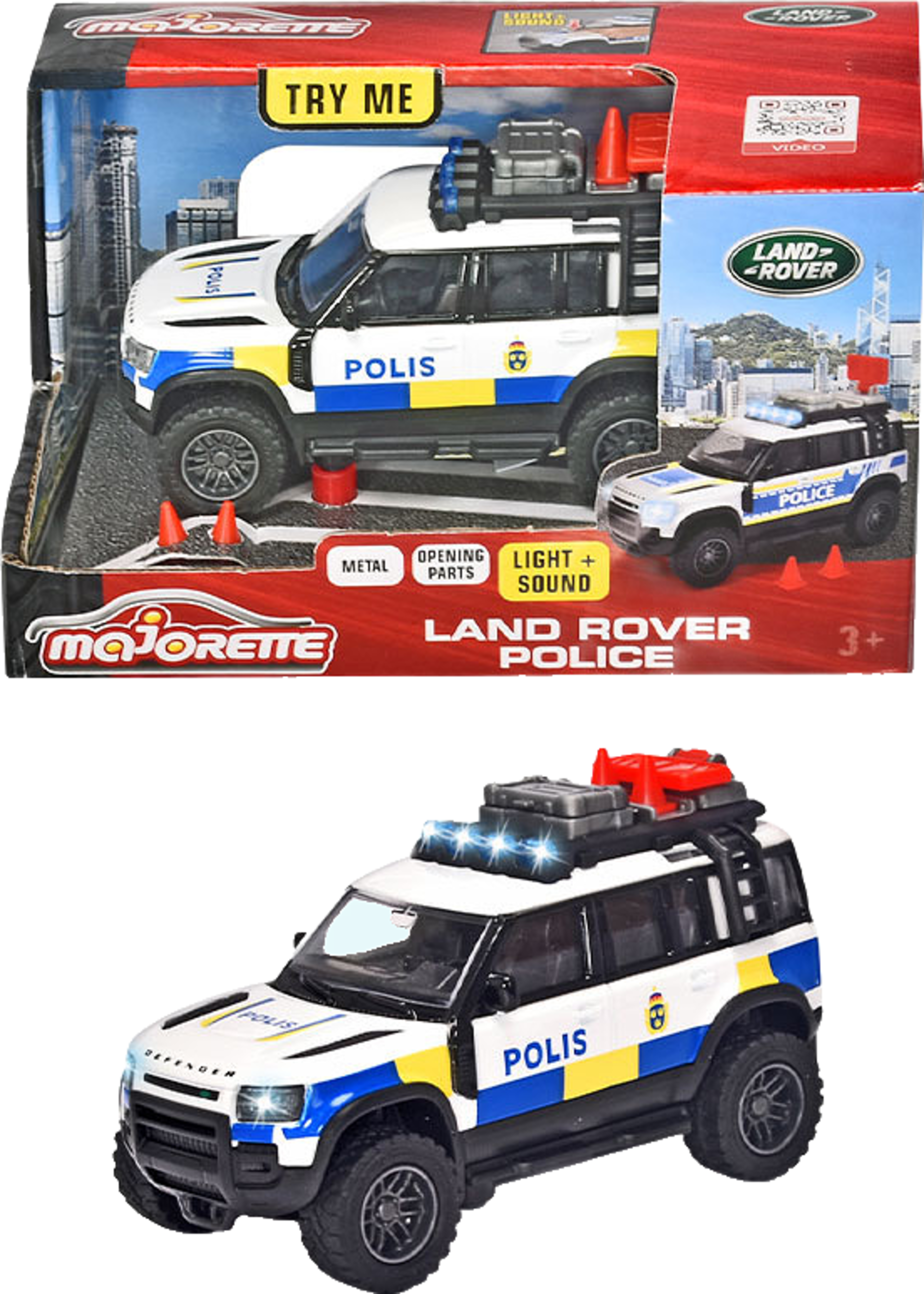 Land Rover Polisbil