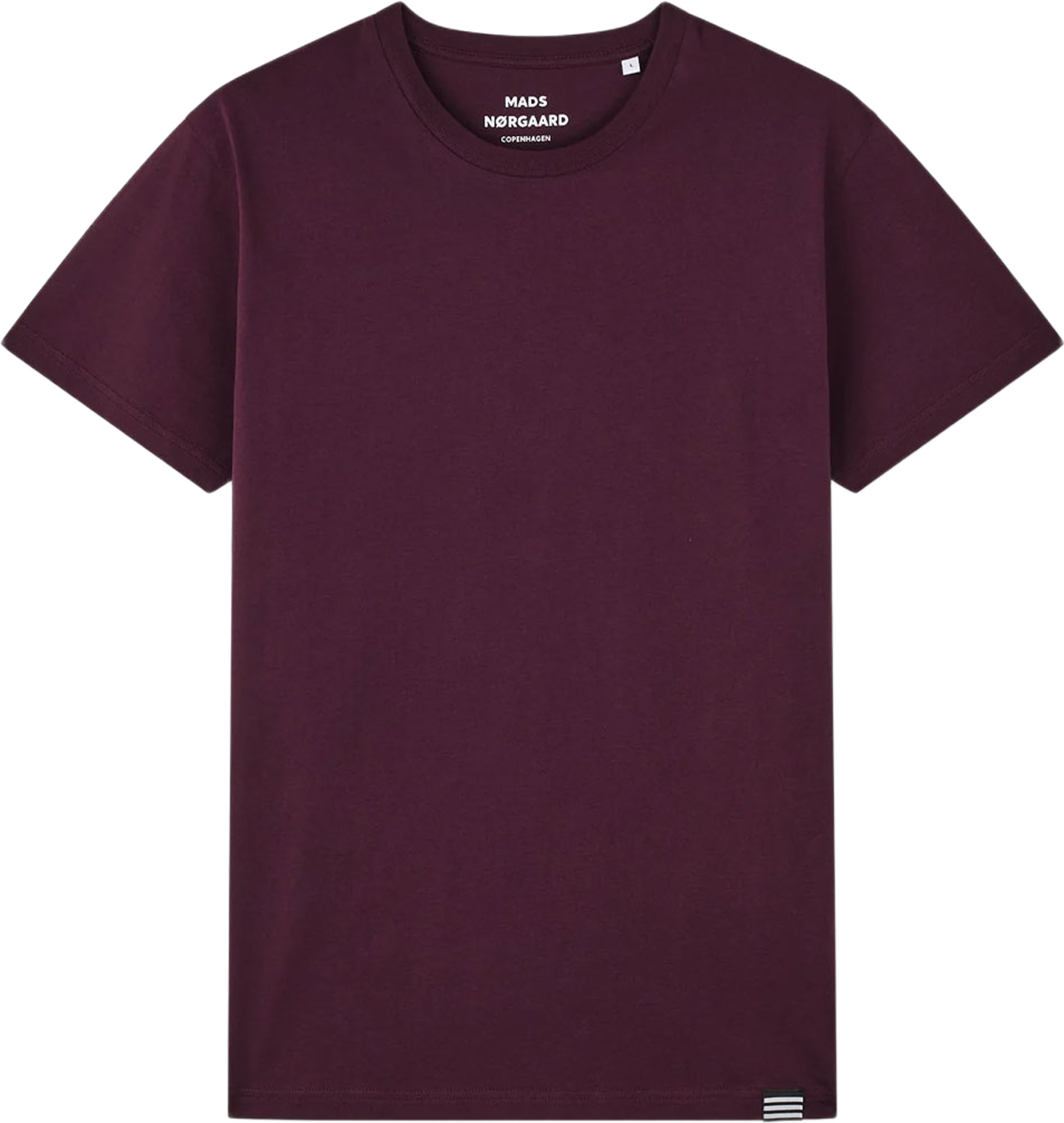 Fine Jersey Thor Tee FAV, från Mads Nørgaard, i färgen Winetasting. Klicka för att öppna bilden i stort format
