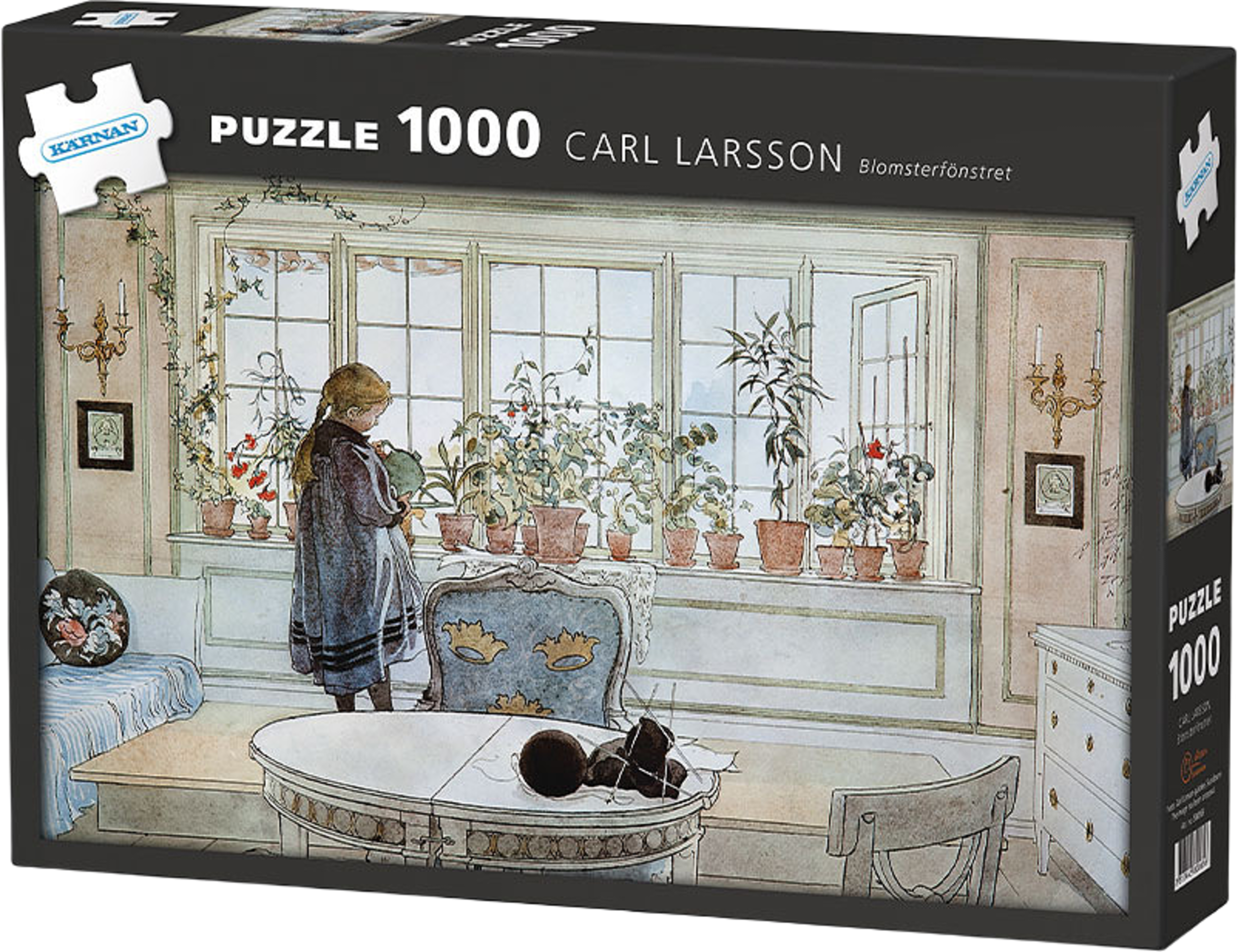 Pappussel 1000 bitar, Carl Larsson - Blomsterfönstret