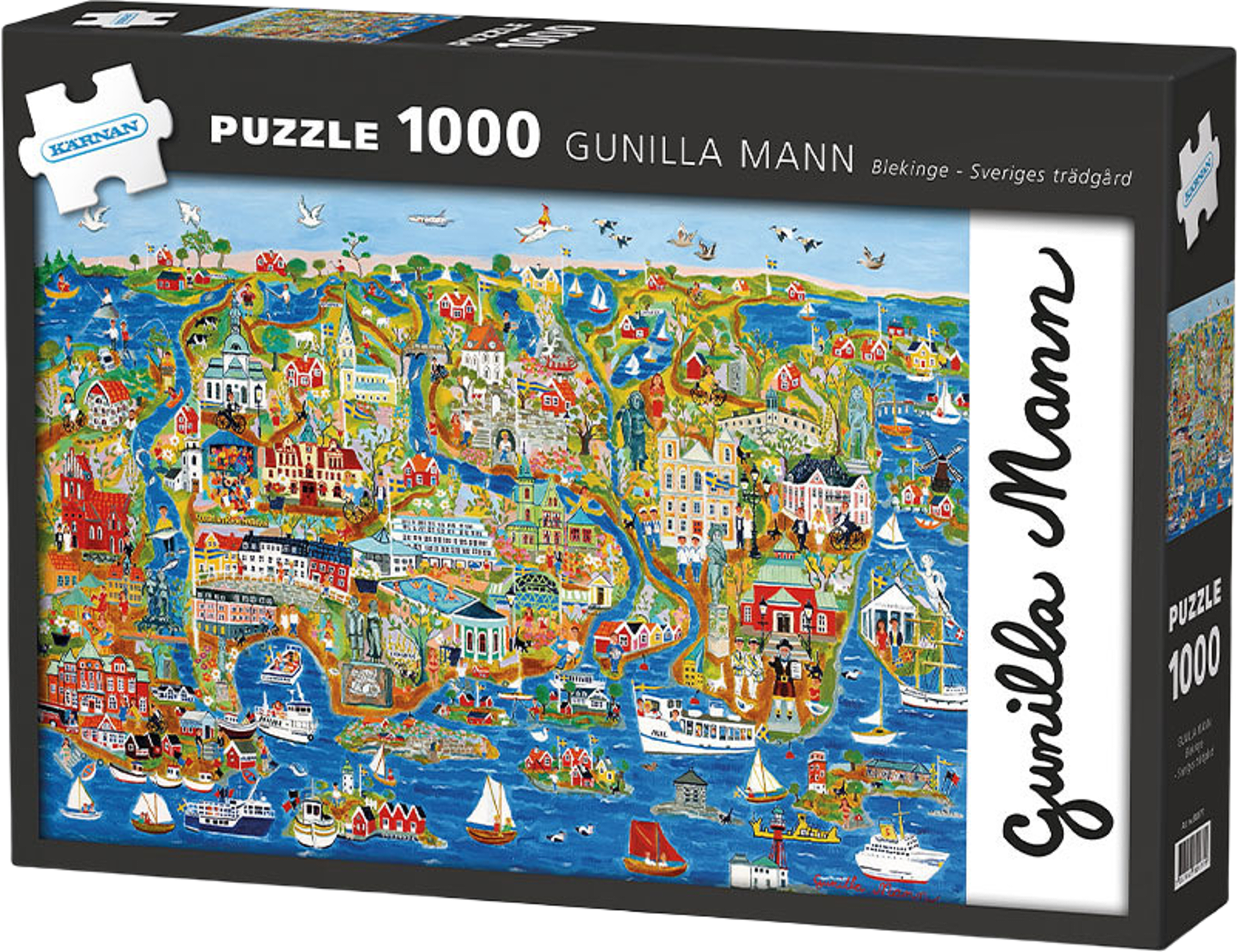 Pappussel 1000 bitar, Gunilla Mann - Blekinge