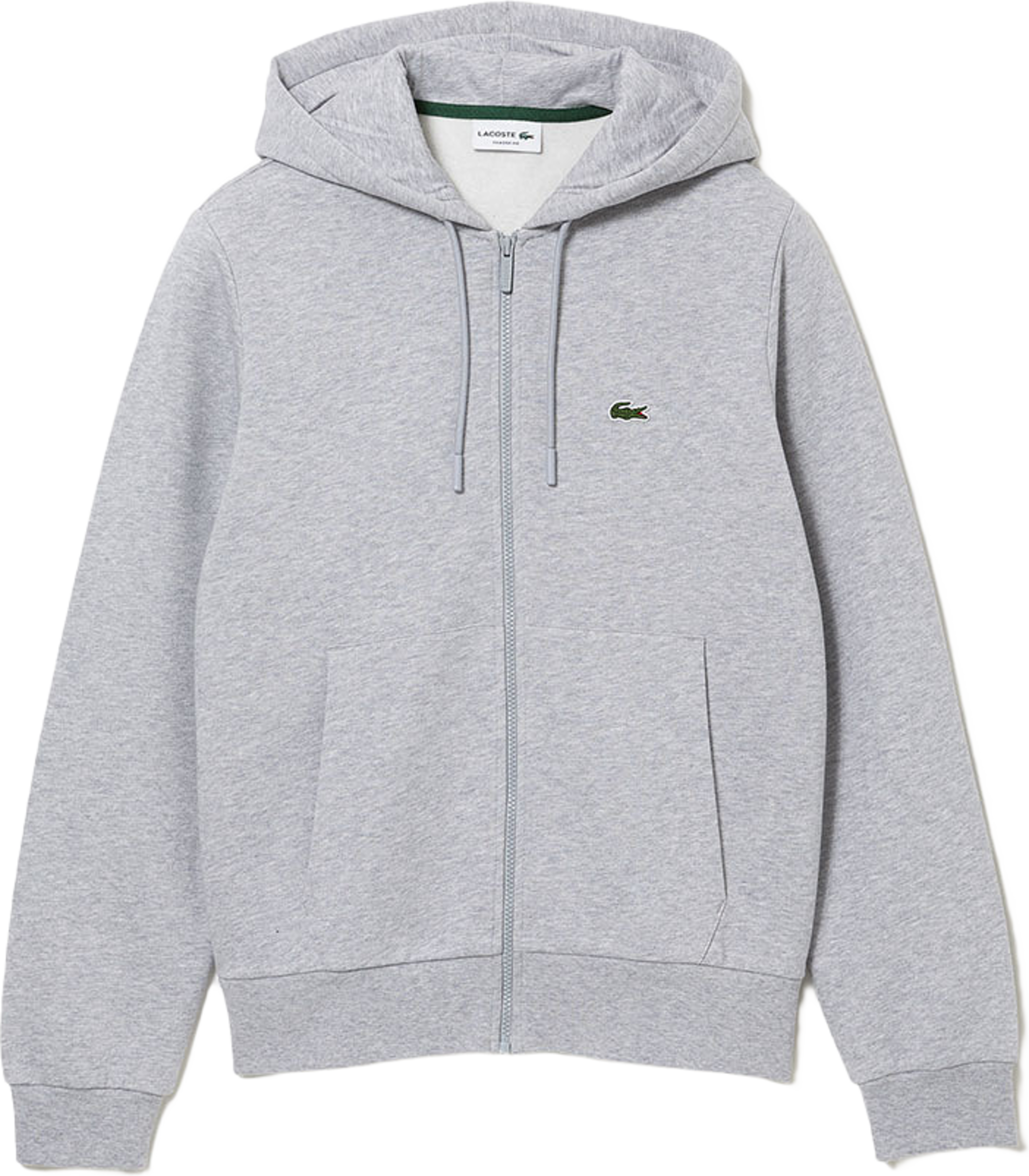 Hooded Cotton Fleece Zip Sweat Sweatshirt