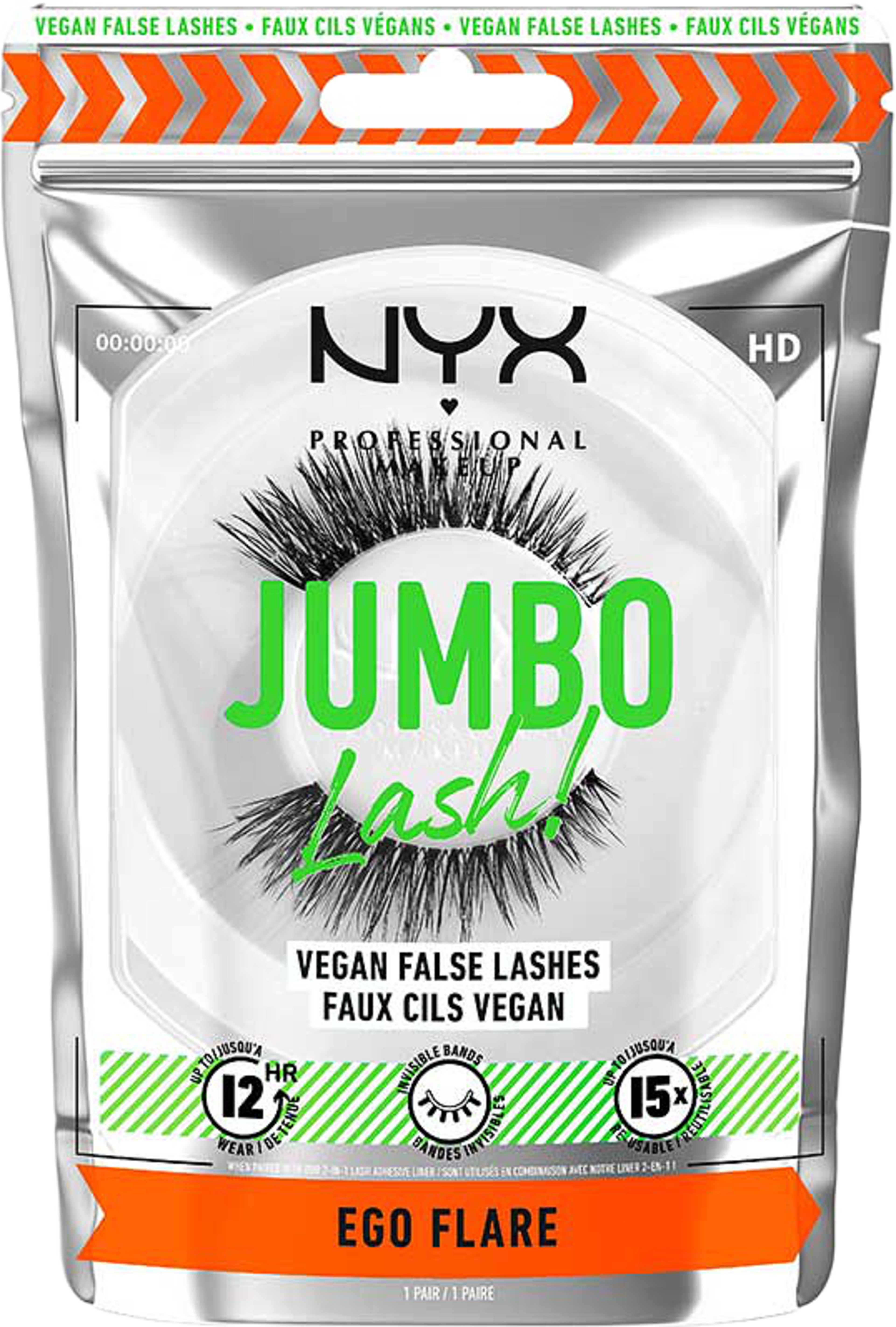 Jumbo Lash! Vegan False Lashes - Ego Flare