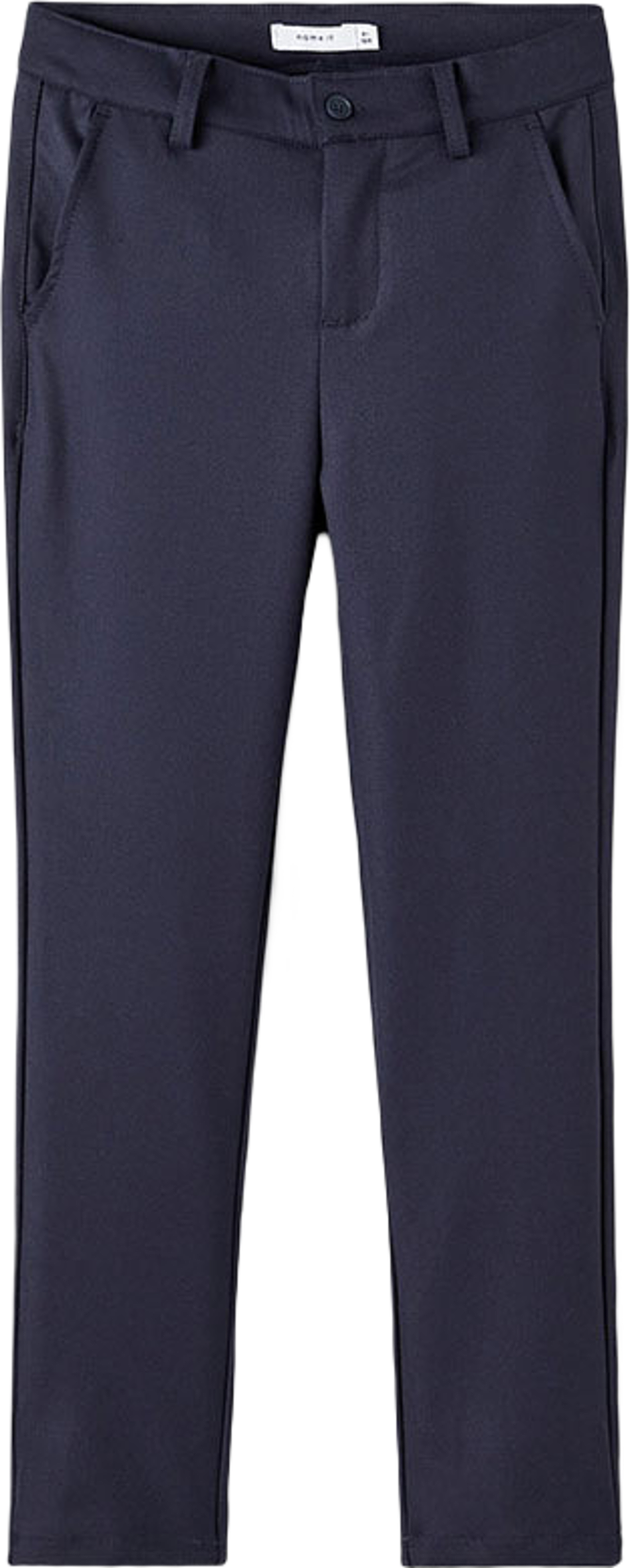 NKMRIRAMEL PANT, från Name It, i färgen Dark Sapphire. Klicka för att öppna bilden i stort format