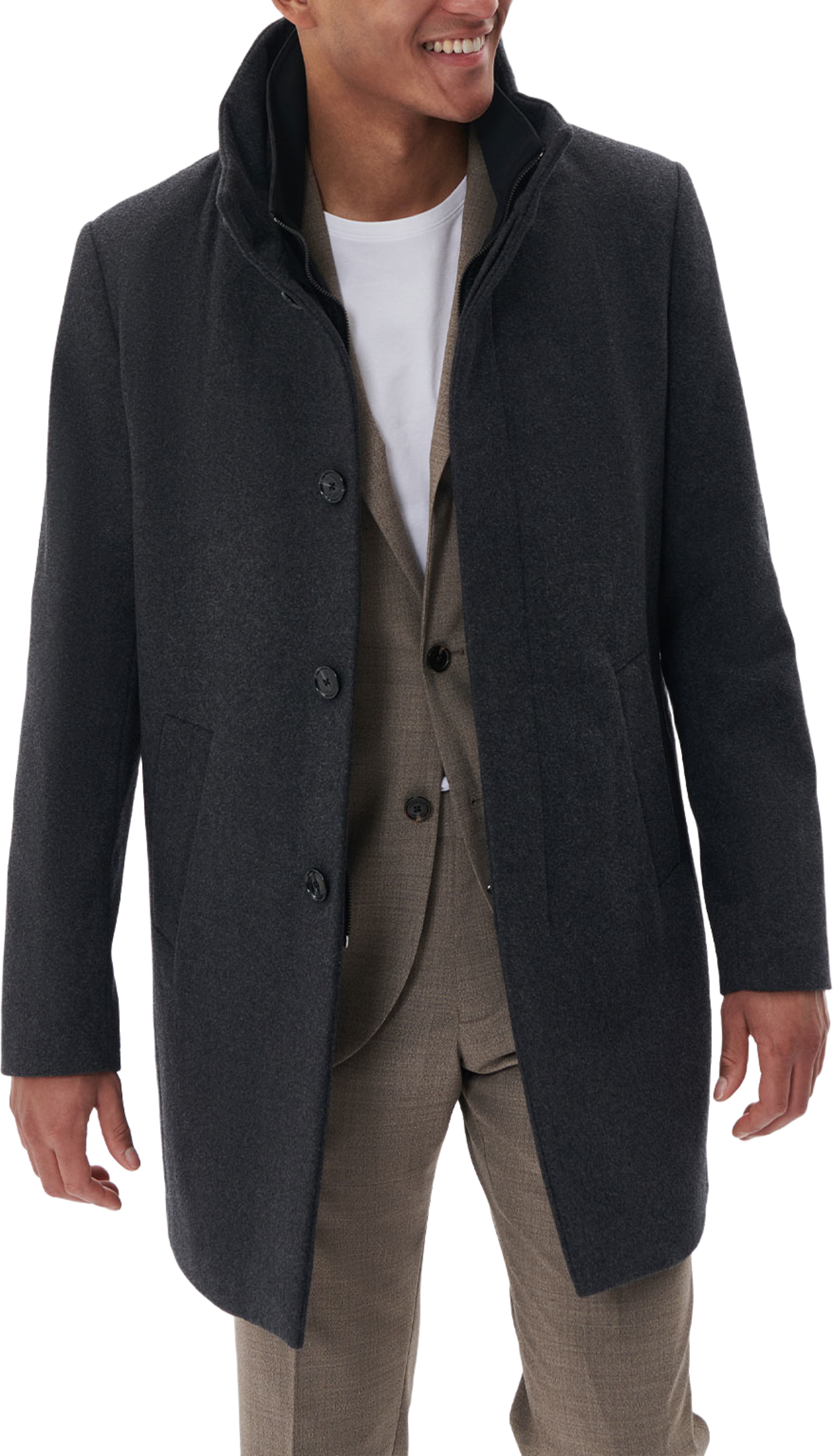 Harvey Outerwear, från Matinique, i färgen Medium Grey Melange. Klicka för att öppna bilden i stort format