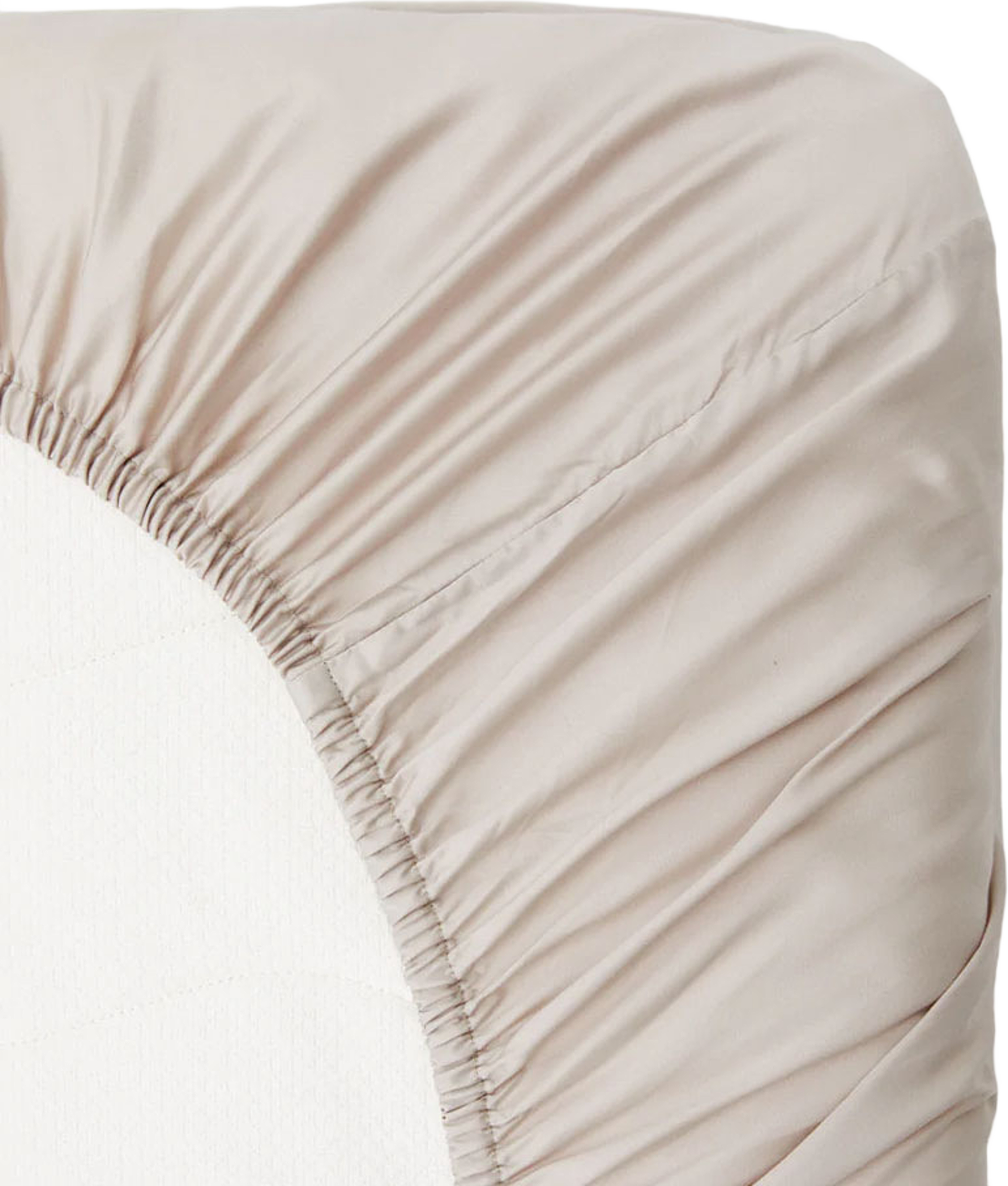 Bamboo Fitted Sheet 90x200 cm, från Movesgood, i färgen Sand. Klicka för att öppna bilden i stort format