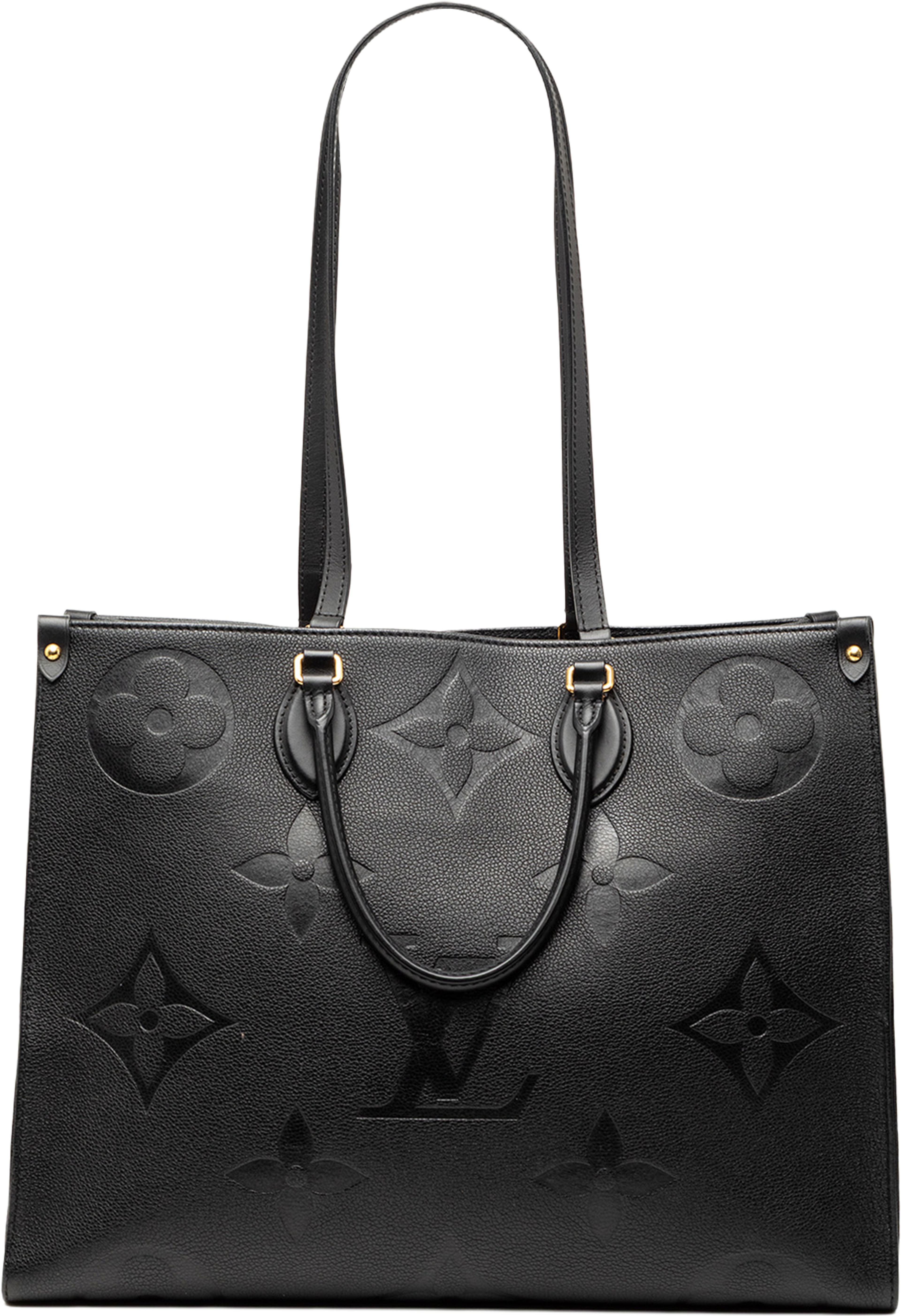 Louis Vuitton Monogram Empreinte Onthego Gm, från Luxclusif, i färgen black. Klicka för att öppna bilden i stort format