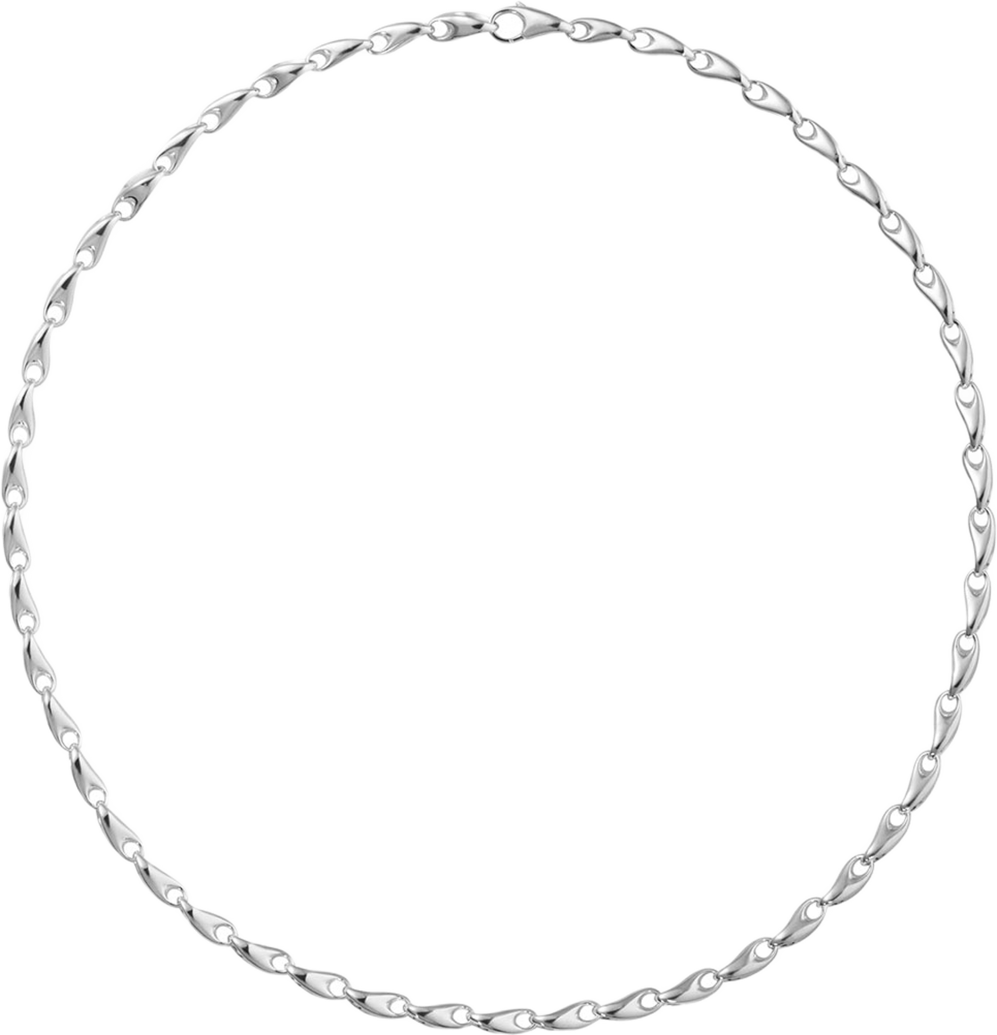 REFLECT HALSBANDSLÄNK 45CM SILVER B: 4 mm. Kan förkortas med 2 och 4 cm.