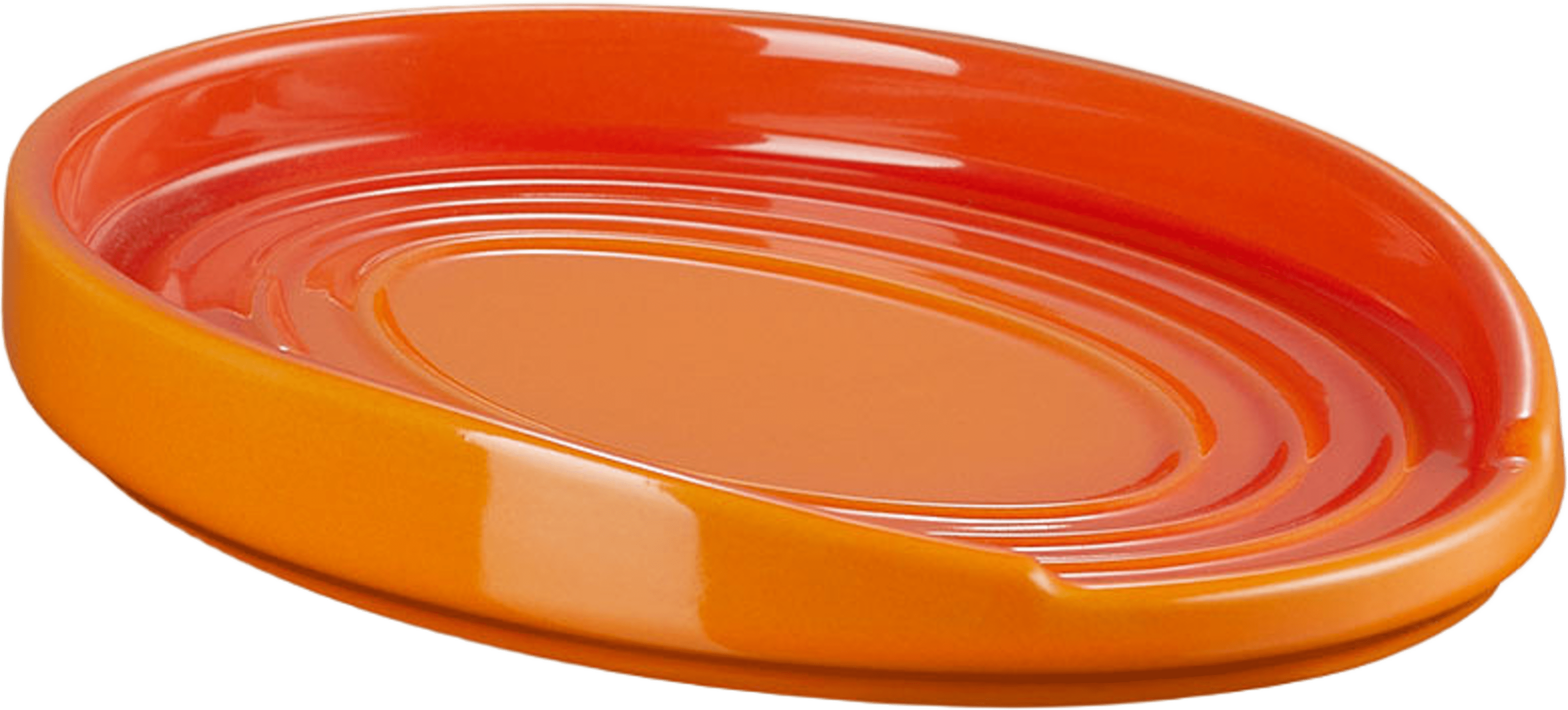 Oval grytskedhållare stengods