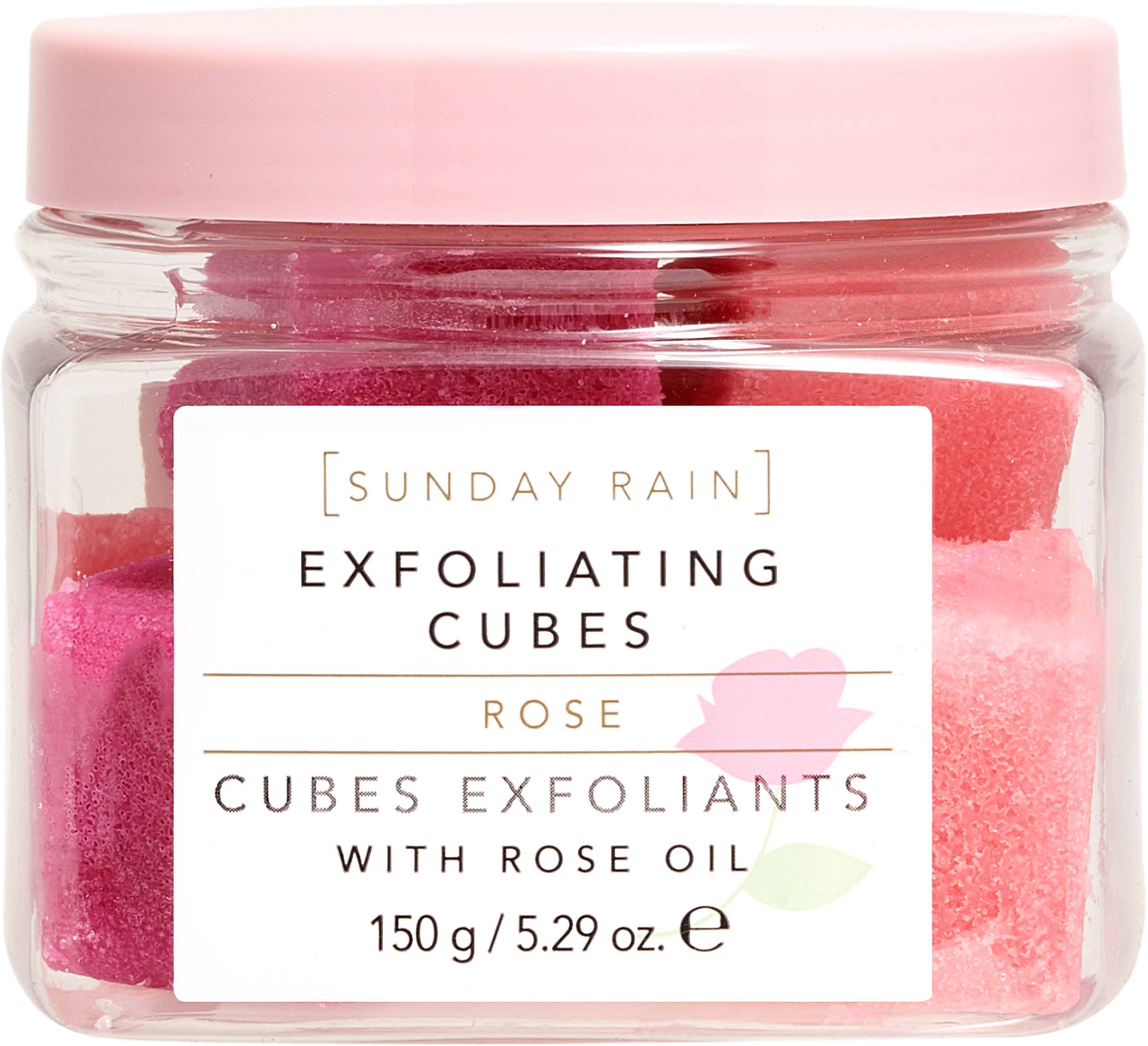 Rose Exfolation Cubes