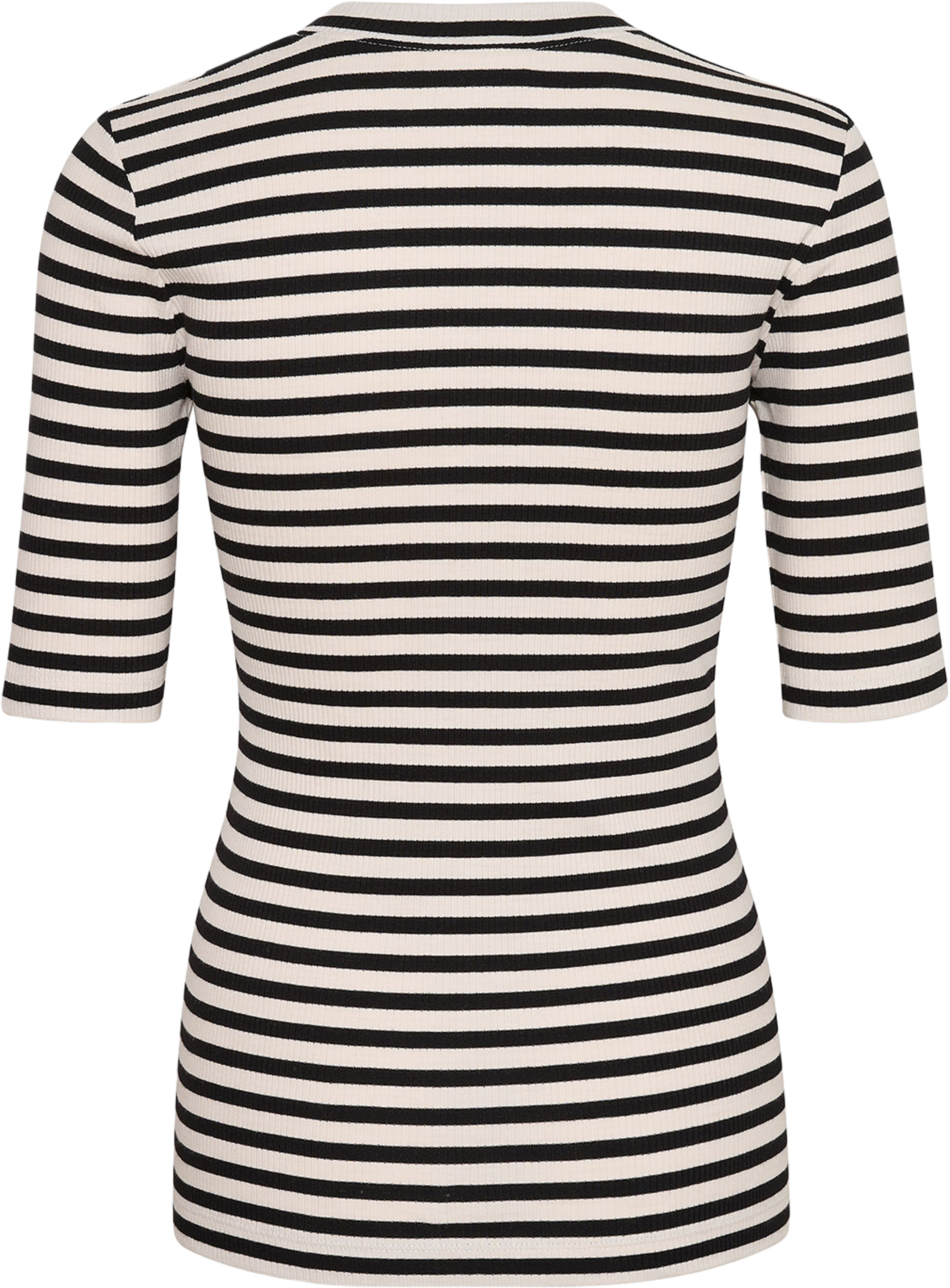 DagnaIW Striped V T-Shirt