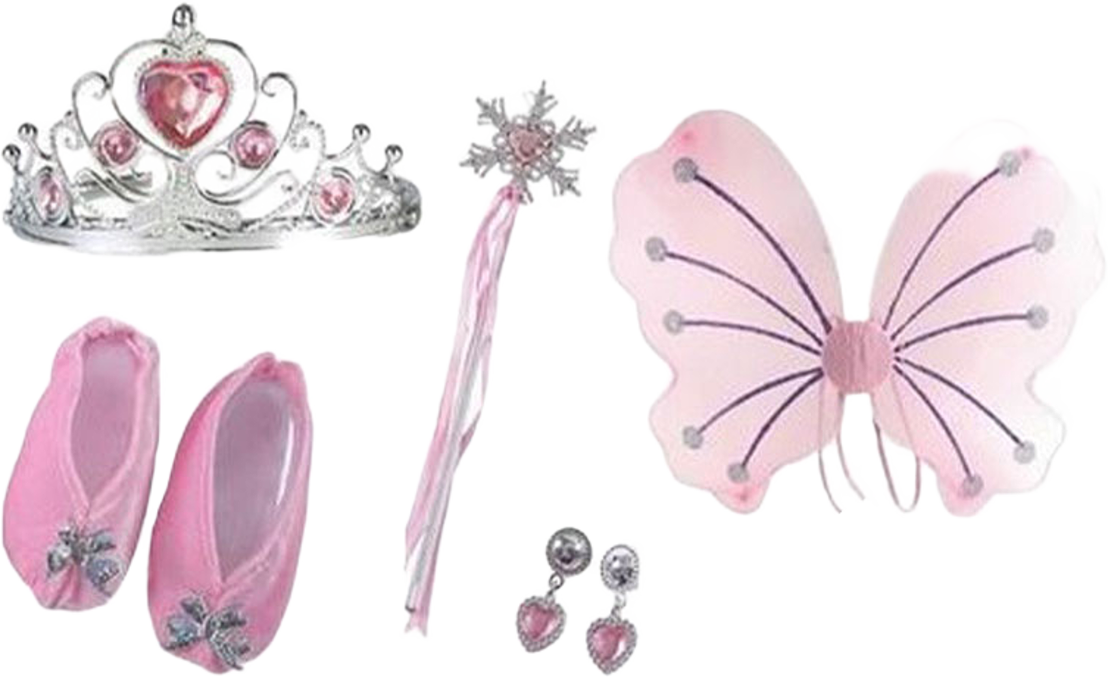 Set Tiara, Skor, Vingar och Smycken
